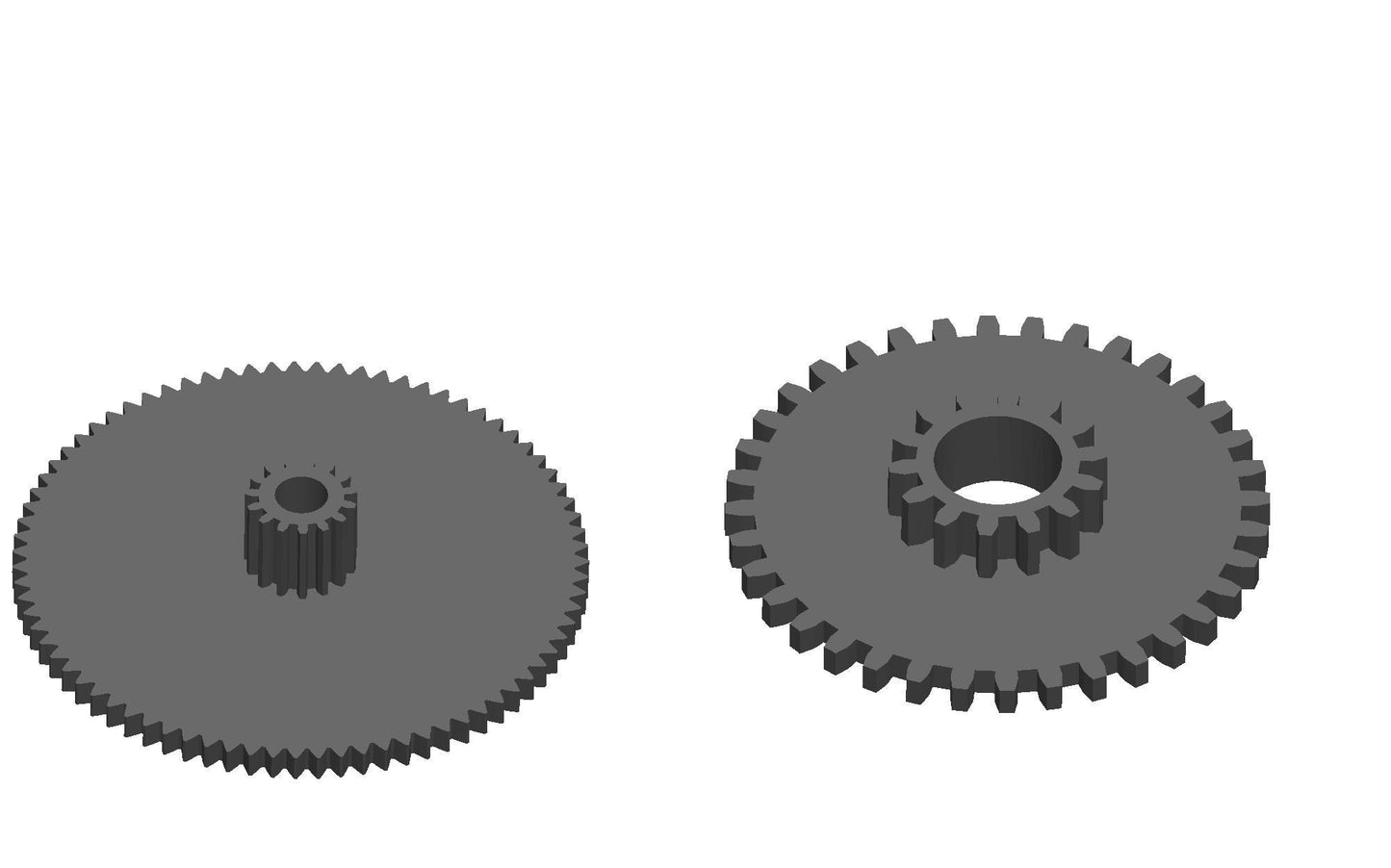 Replacement gear set for teac vrds 7 cd reader (2-17) 2-STEP GEAR 5801571100 (3-8) GEAR (B) 5801568801