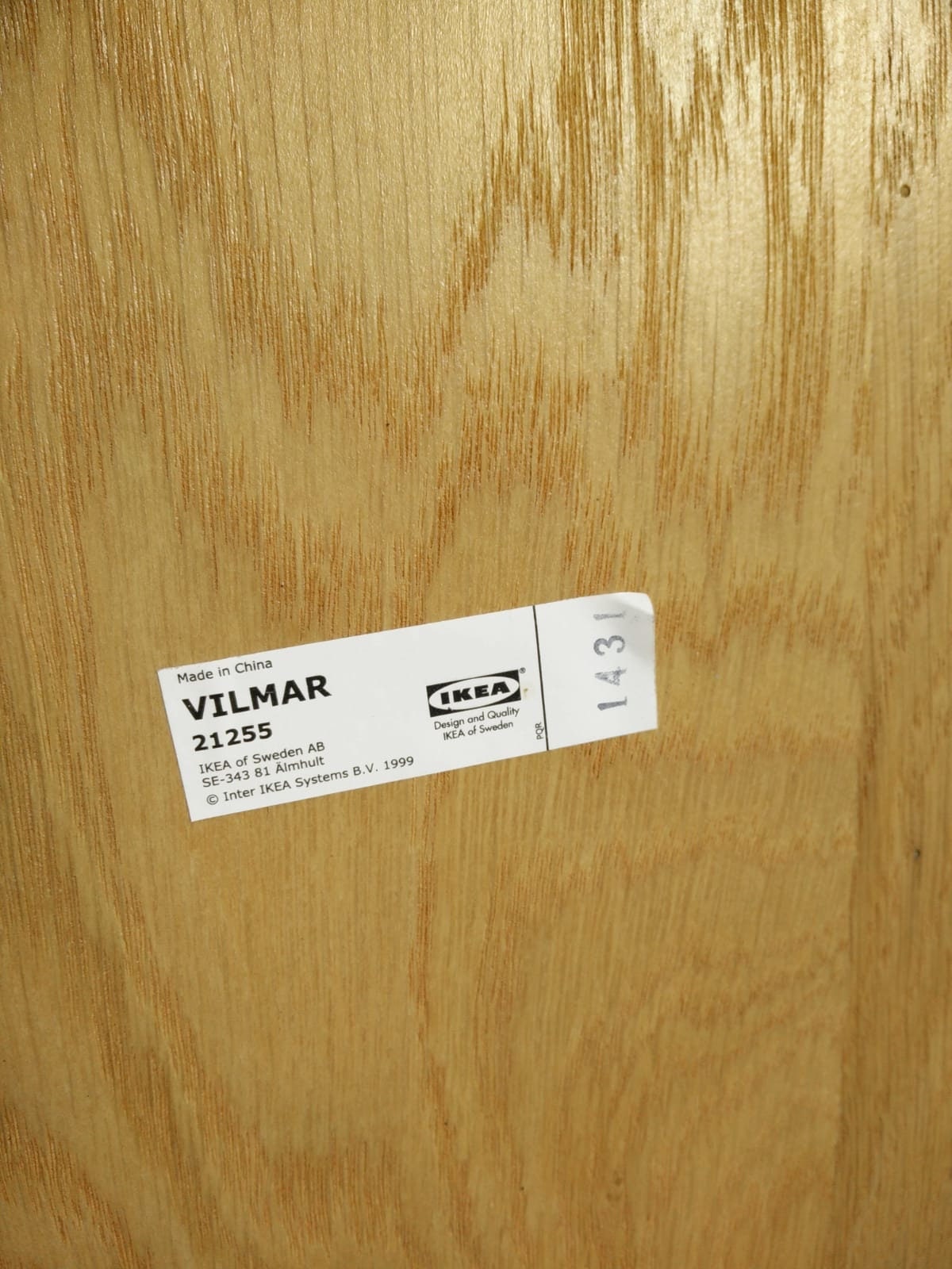 Ikea chair vilmar 21255 insert