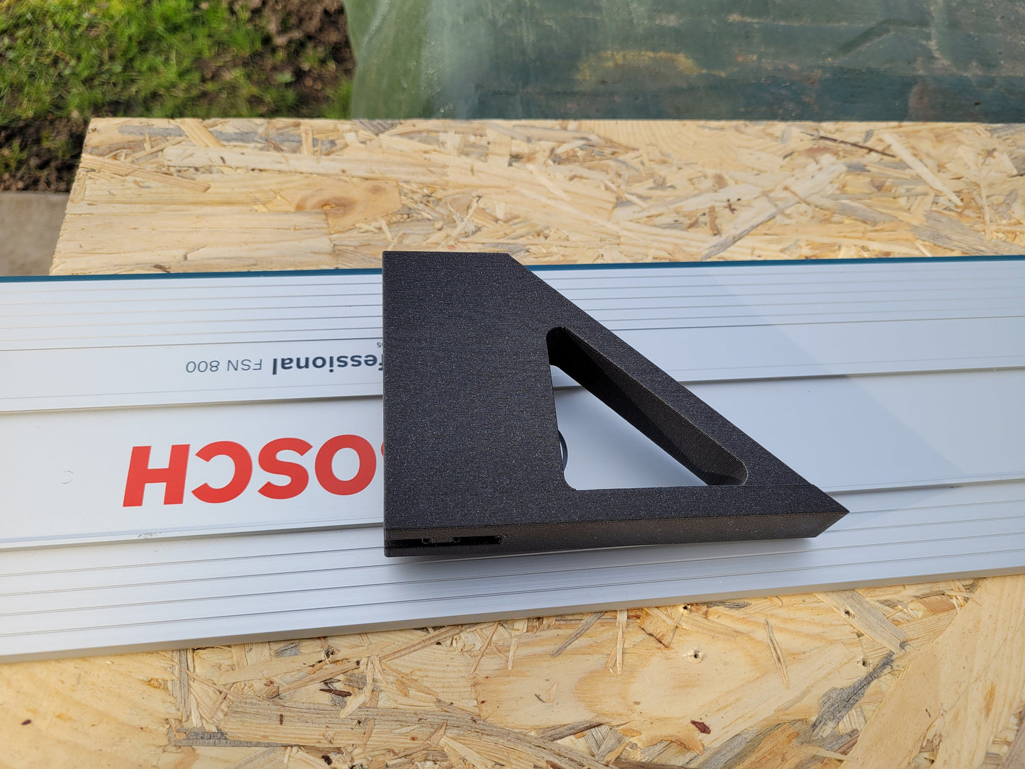 Track Rail Square Fence for Bosch FSN rails, lockable and easy slide fit