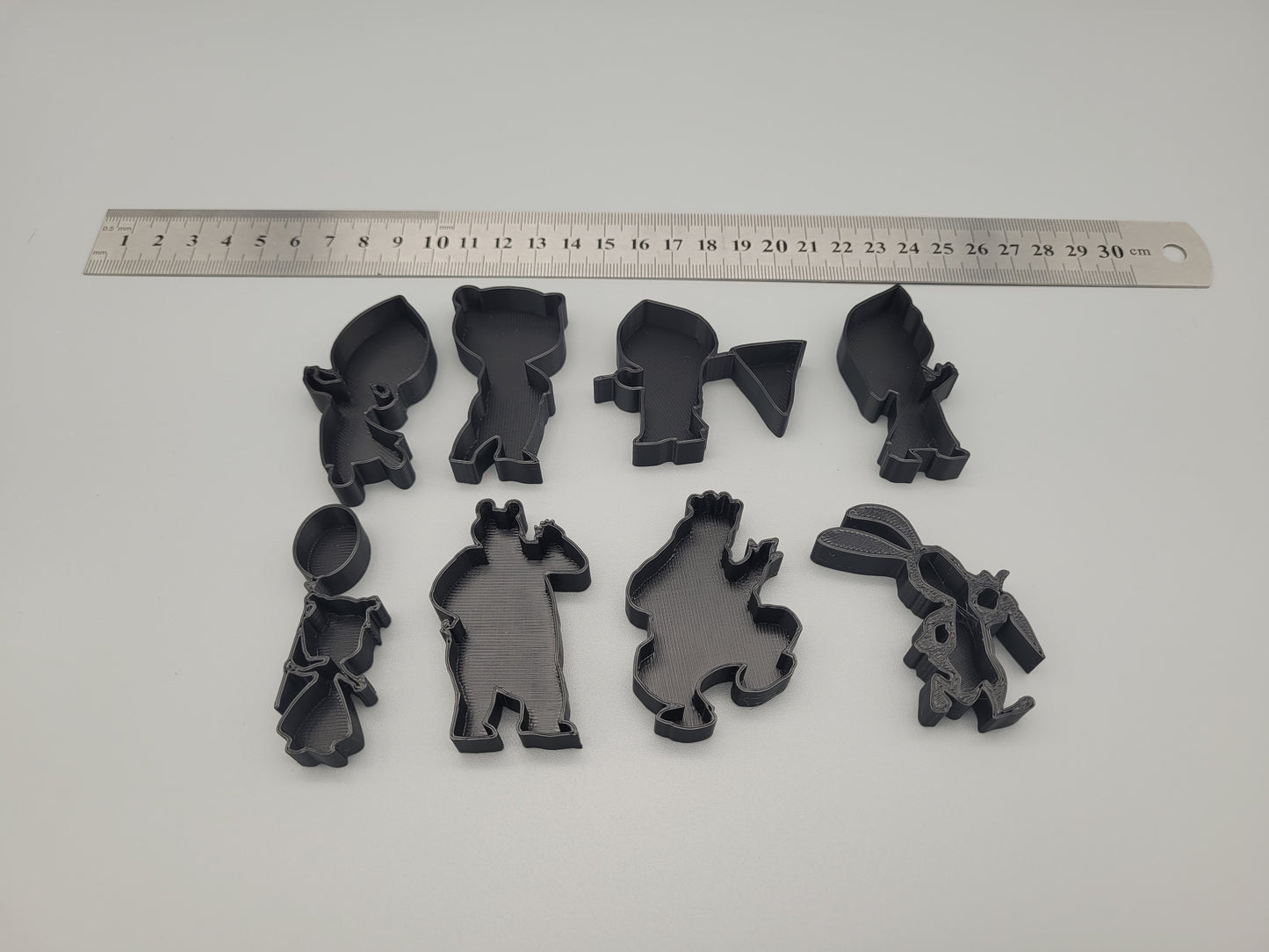 Masha and the Bear Themed Stamp & Cutter Set (8-Piece) | Kids Craft & Baking Shapes
