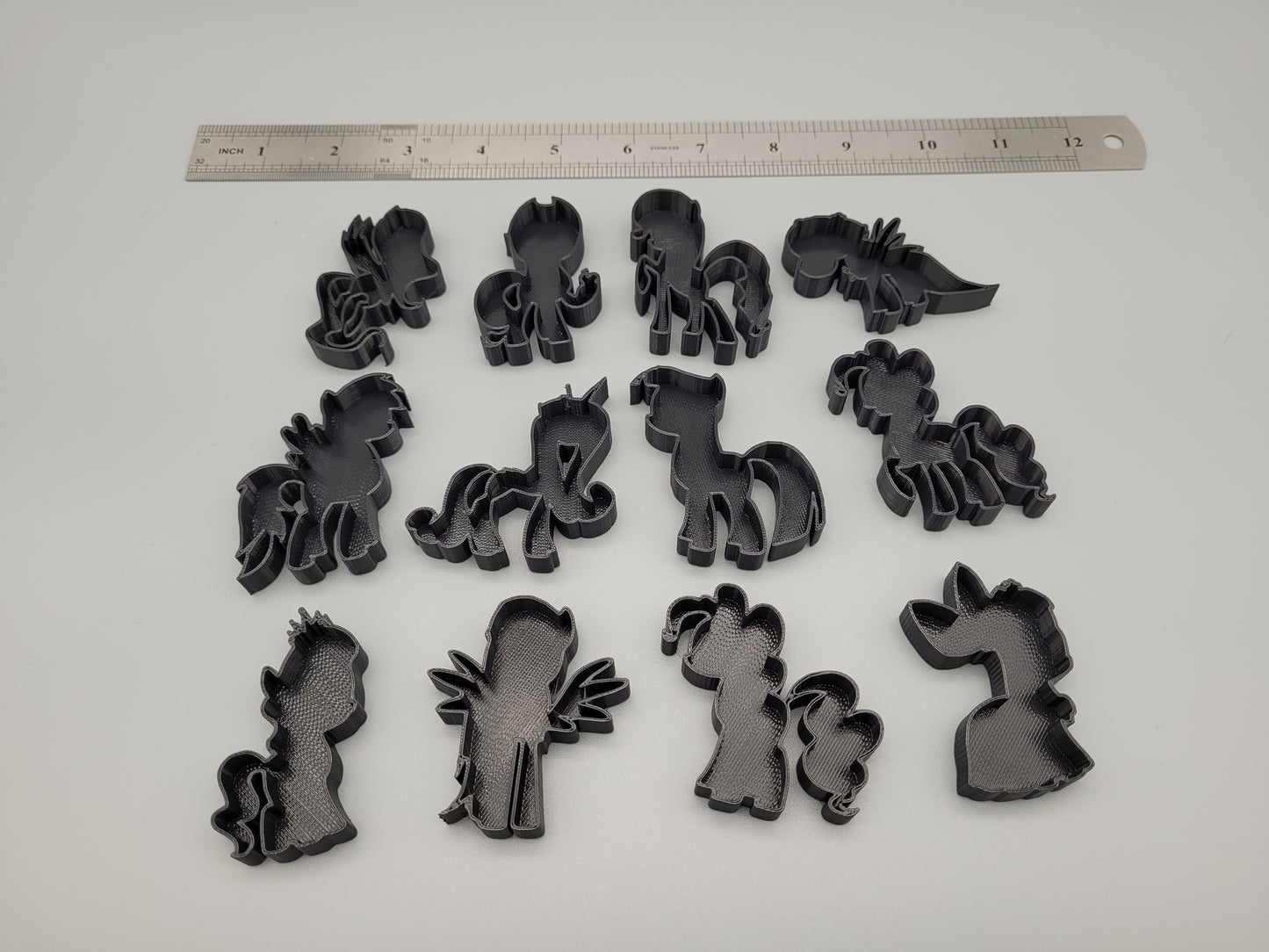 My Little Pony Themed Stamp & Cutter Set (12-Piece) | Kids Craft & Baking Shapes