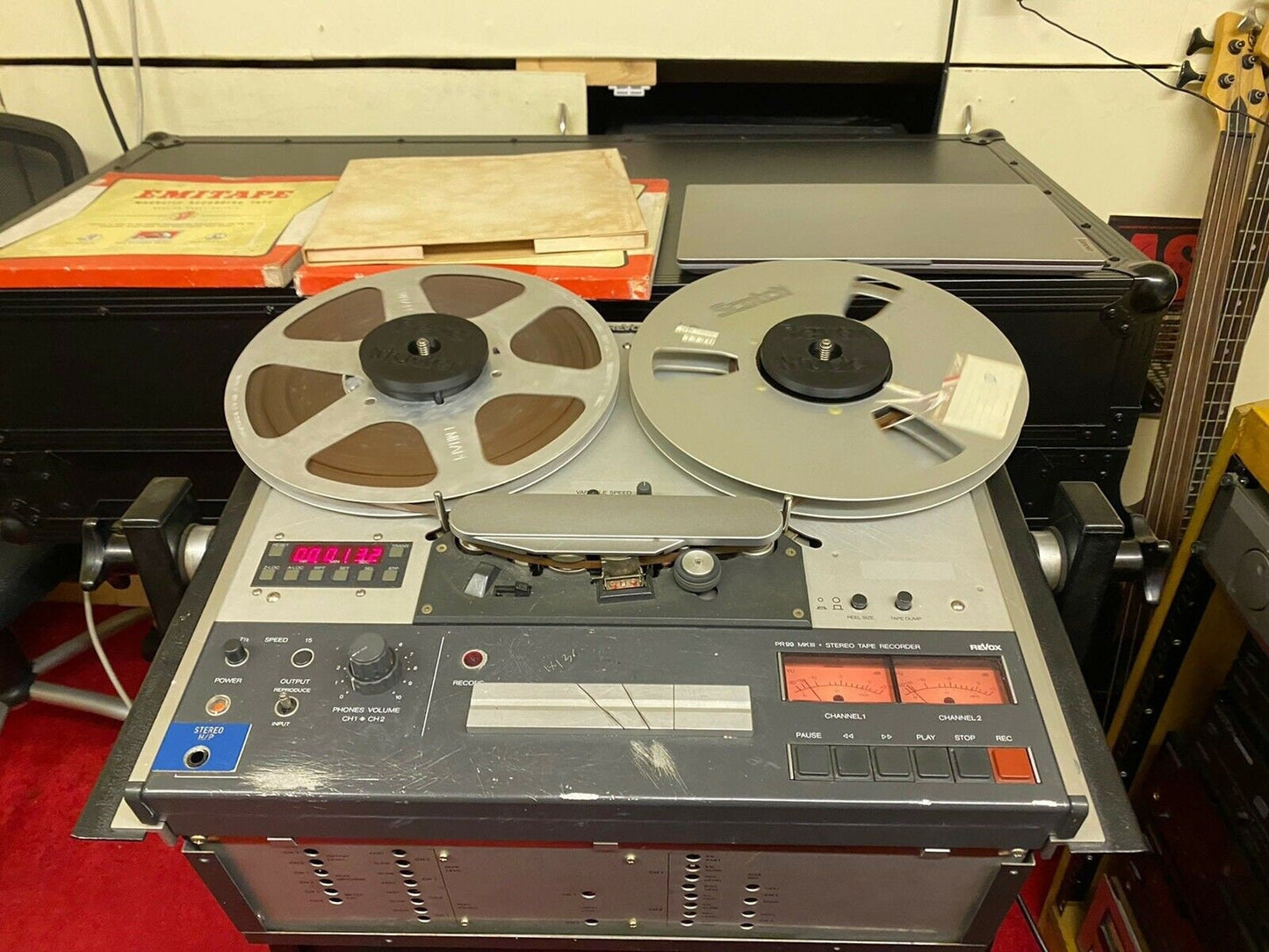 10.5" nab hub revox studer 1 pair