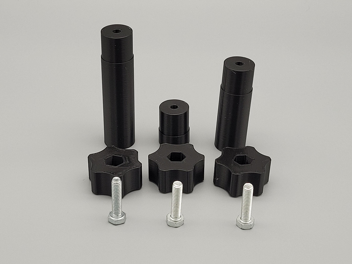 Lockable 20mm Bench Dogs with Knobs for Festool MFT, Metabo MWB 100, and Wolfcraft Master Work