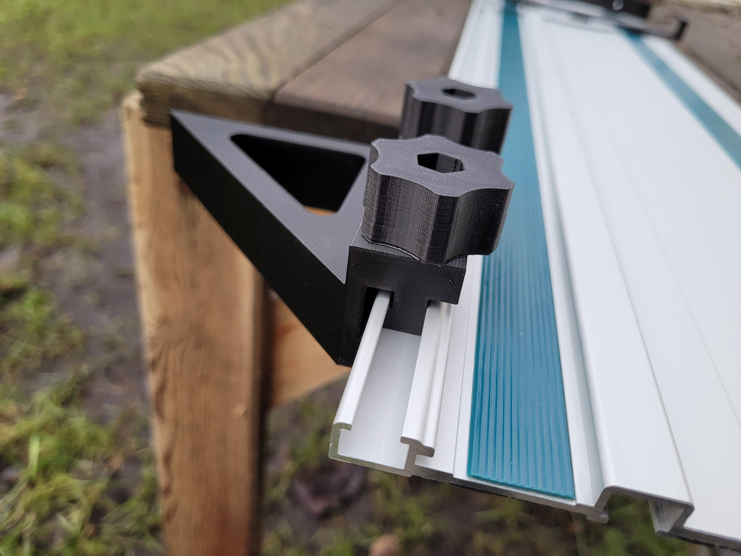 Track rail square fence for Makita rails