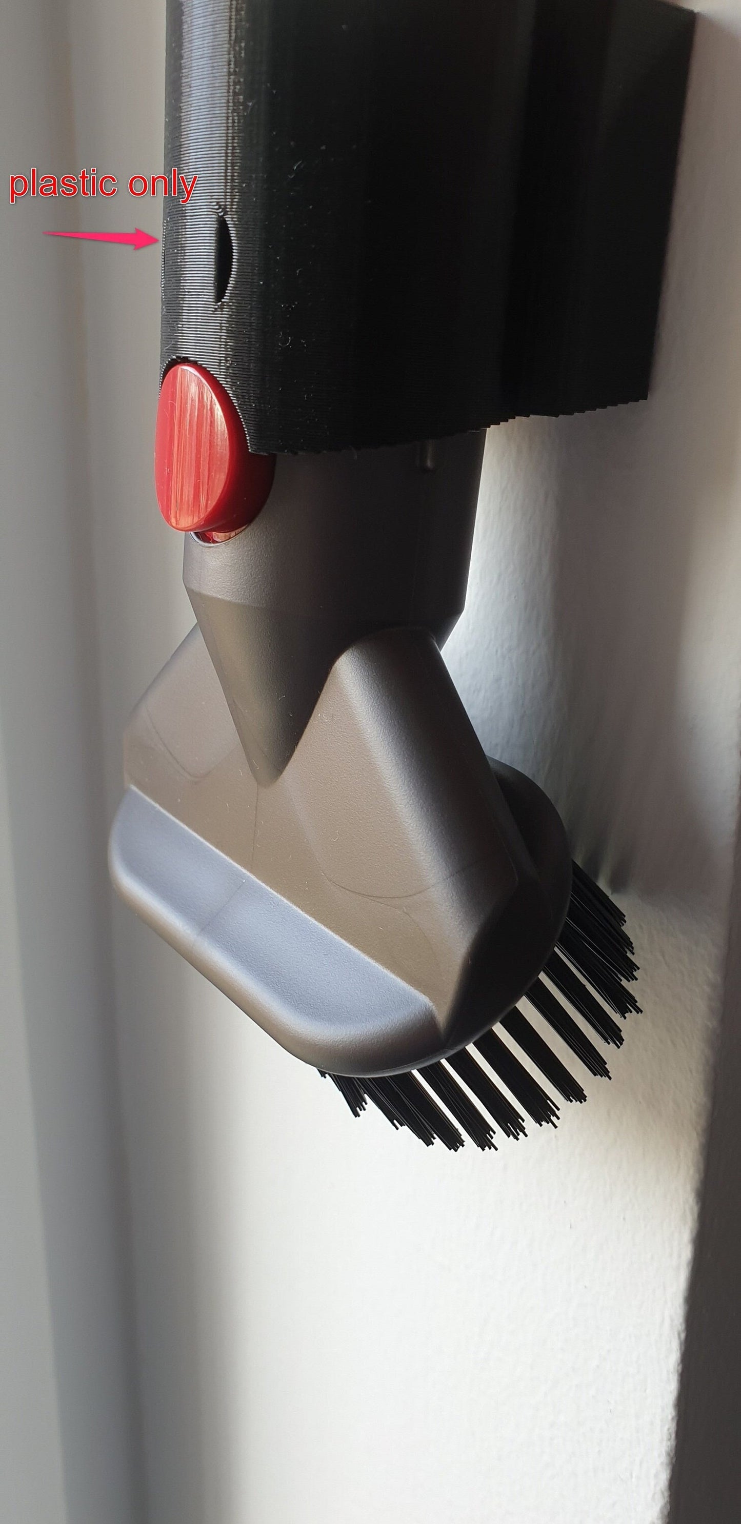 Dyson wall mount accessory attachment storage rack holder for 1 tool (accessories pictured)