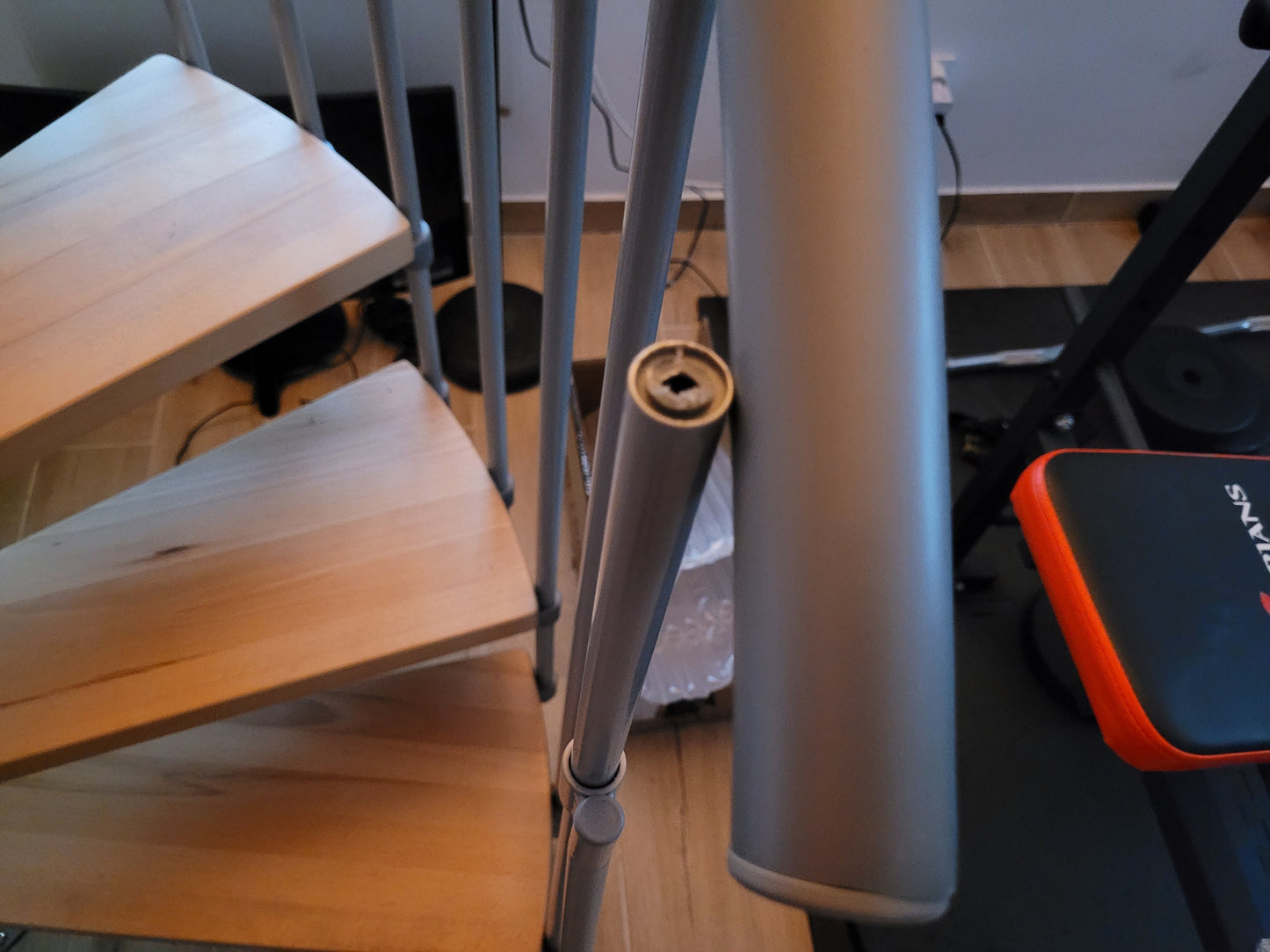 Castorama Spiral Staircase tube rod insert connecting piece for Atrium Novo
