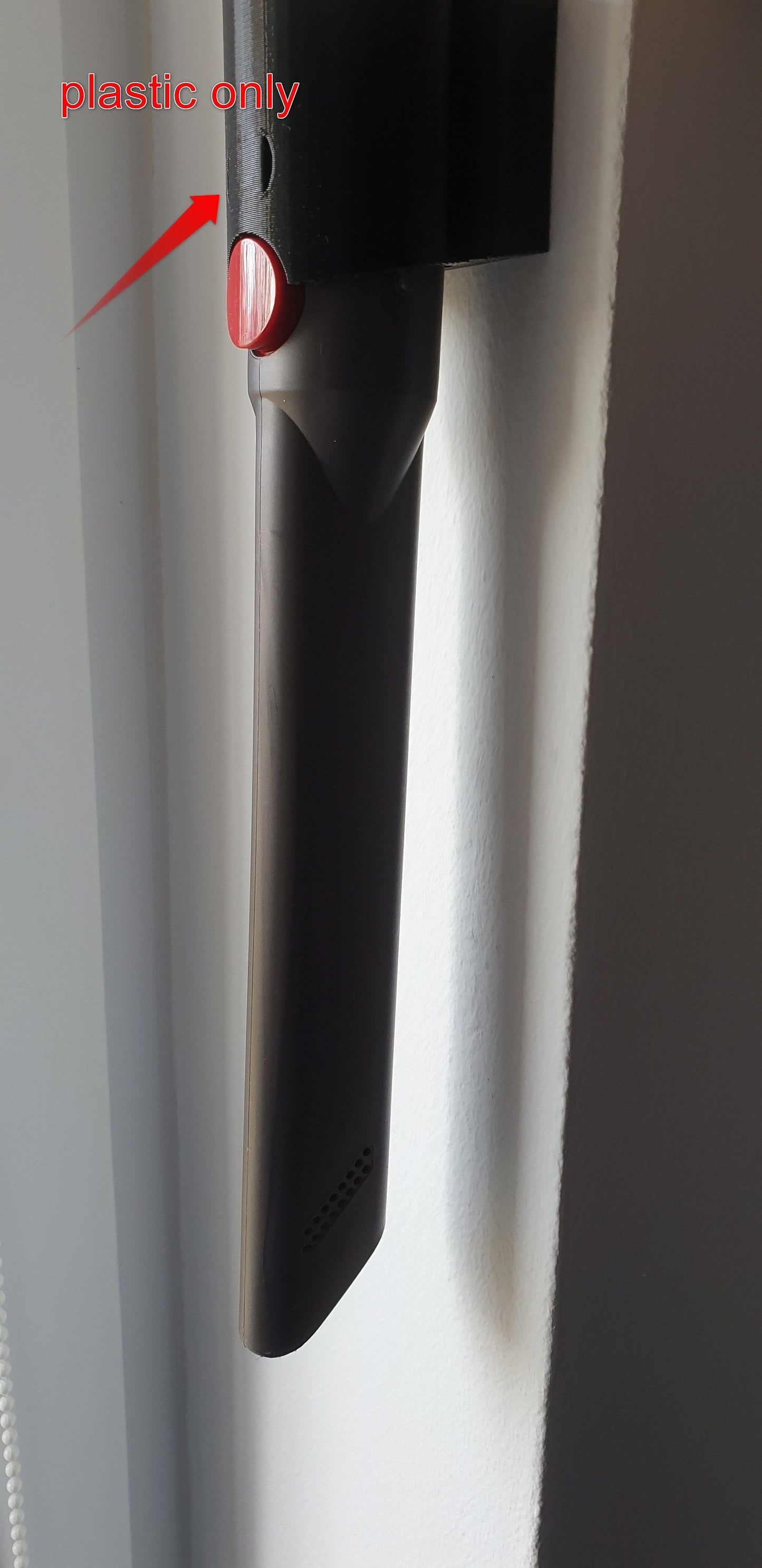 Dyson wall mount accessory attachment storage rack holder for 1 tool (accessories pictured)