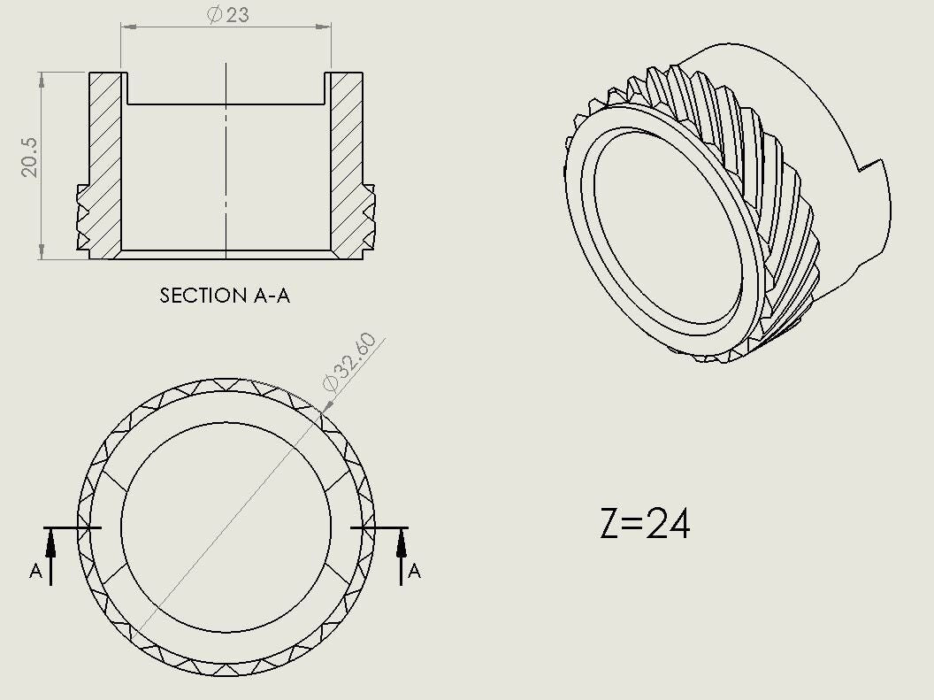 Honda xr 400 600 650 speedometer gear