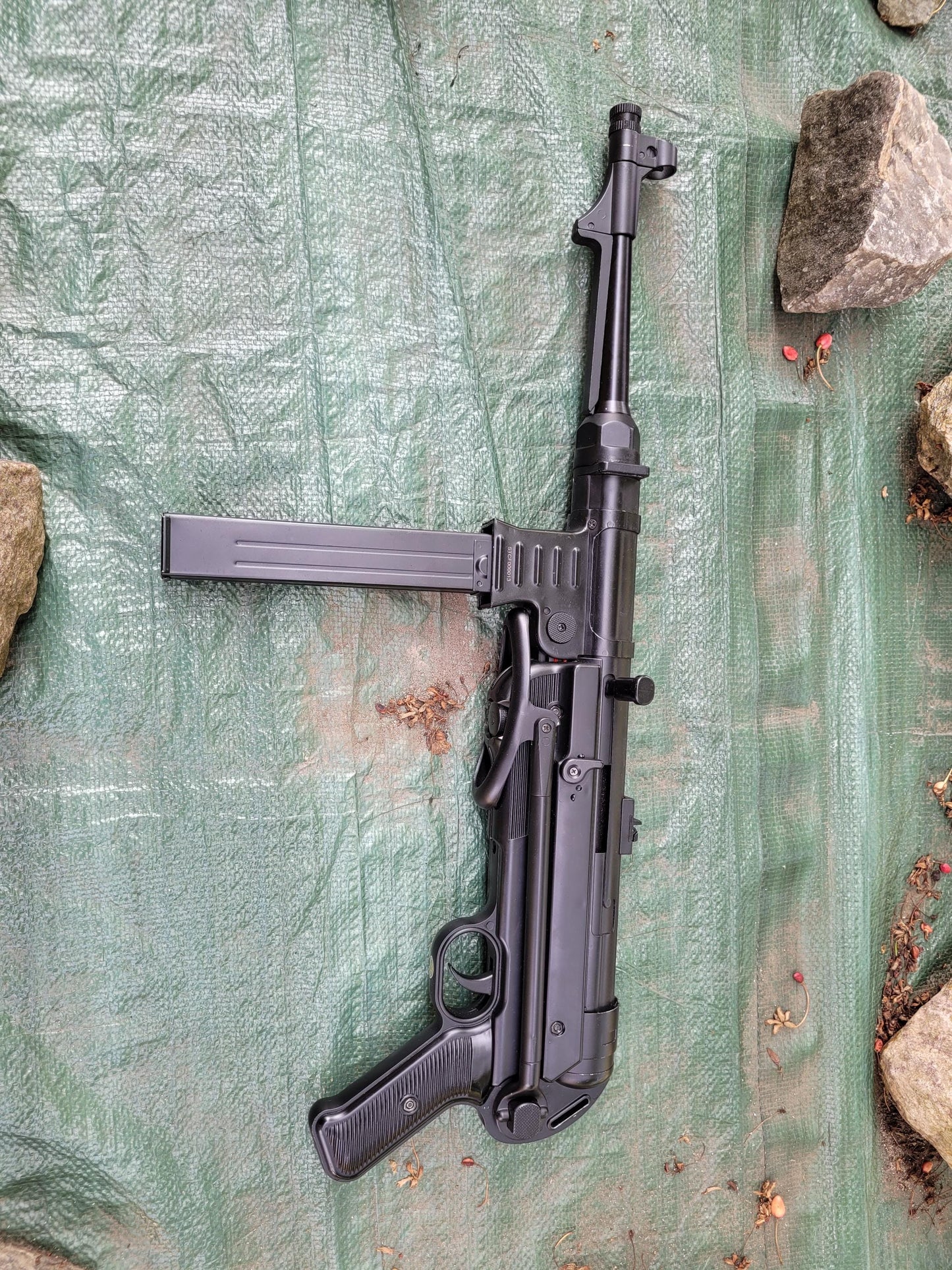 MP-40 gun replica threaded cover nut ASG