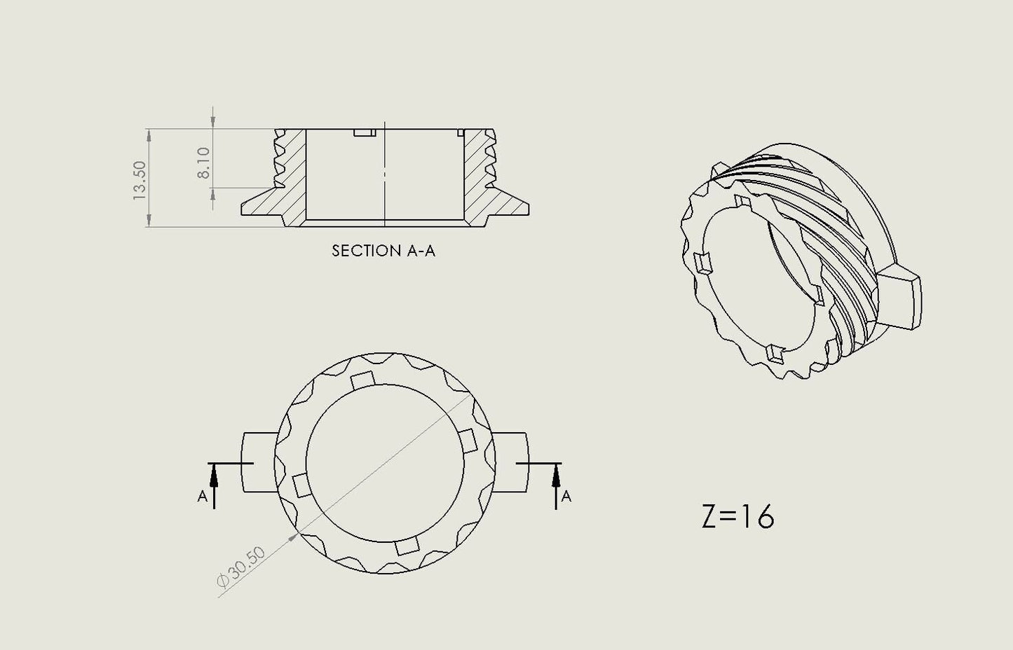 Ccm 644 2003 speedometer gear