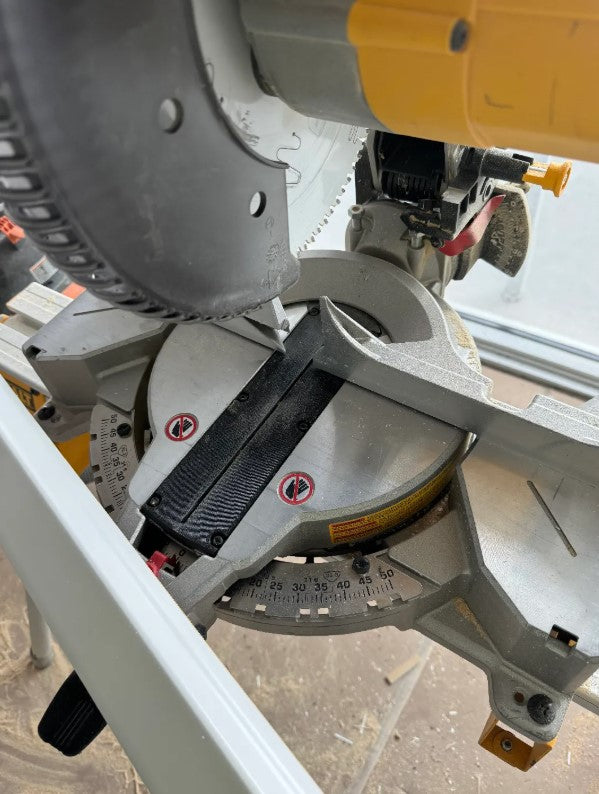 DeWalt Miter Saw Zero Clearance Insert Plate – Multi-Model Replacement Table Insert (Non-Sliding Models)