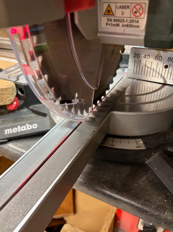 Metabo KGS 254M Zero Clearance Insert Plate – Precision Miter Saw Table Insert Replacement