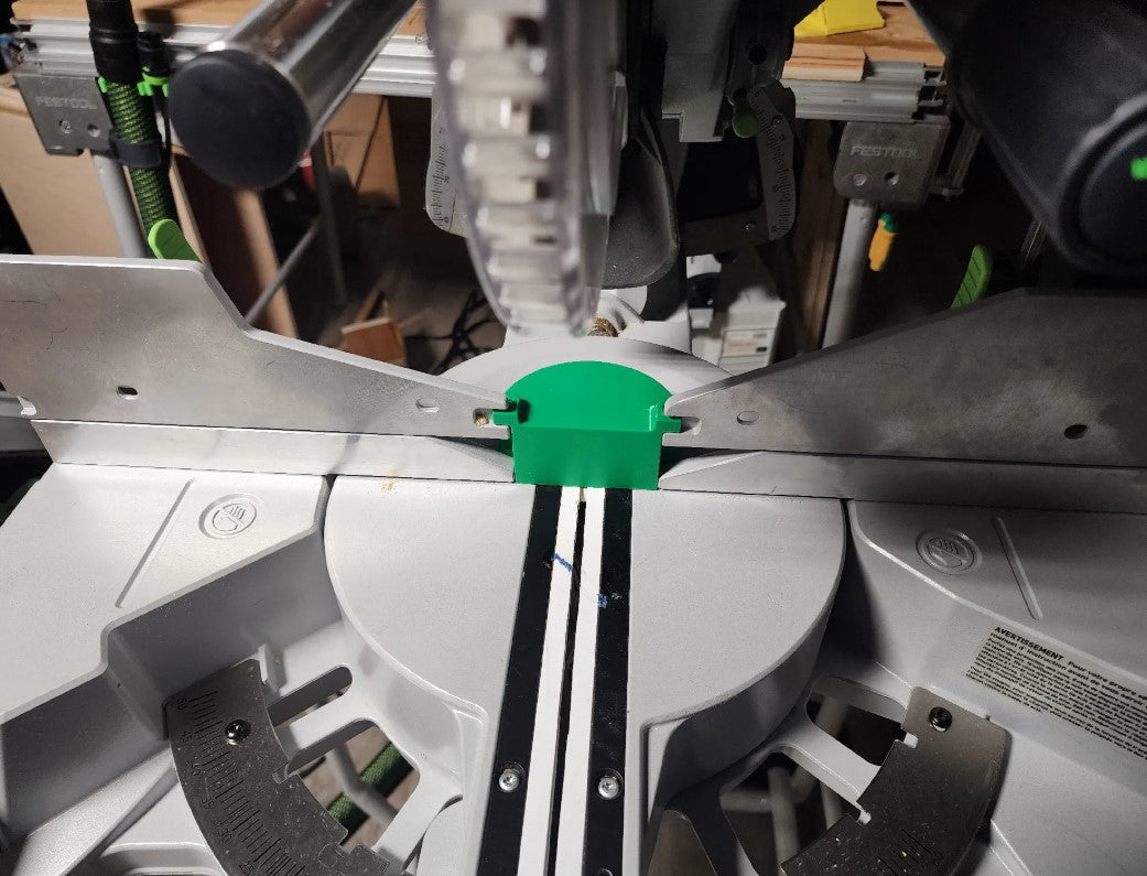 Zero Clearance Backplate Insert for Kapex KS 120 EB | Tearout Reduction Fence Insert | Precision Miter Saw Cutting Aid | Easy Clip-In Upgrade
