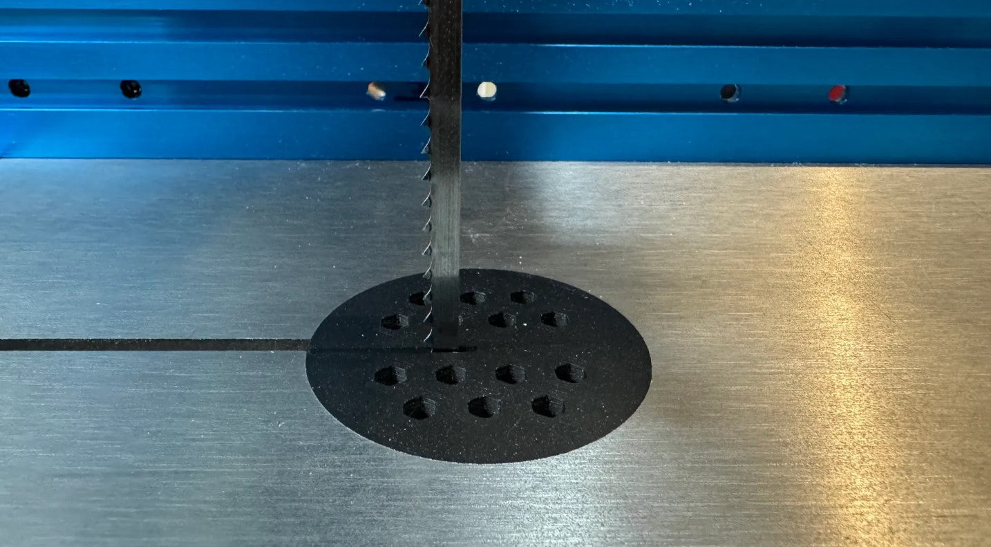 Wkładka do piły taśmowej Zero Clearance 10 cali kompatybilna z Rikon 10-3061 – Wkładka do precyzyjnego stołu do cięcia – Ulepszenie redukujące wyrywanie