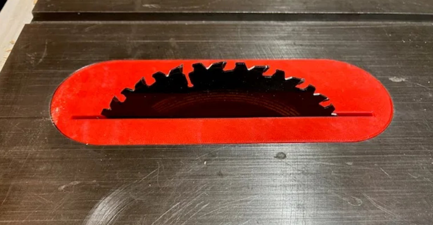 Wkładka do płyty gardzielowej o zerowej szczelinie do piły stołowej Rockwell Beaver 9" | Wkładka antywyrywowa | Wkładka precyzyjna do stołu tnącego | Ulepszenie do obróbki drewna