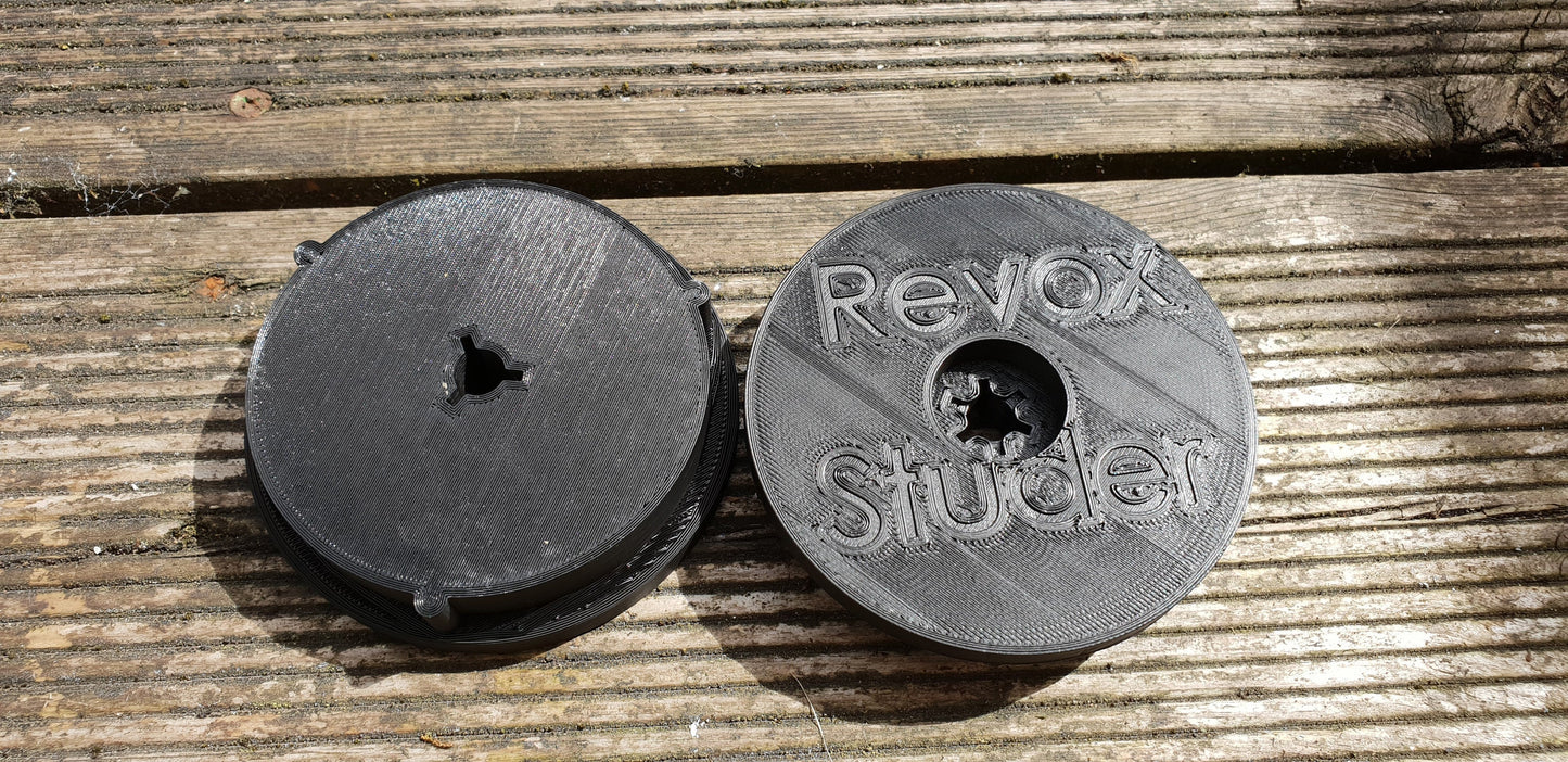 10.5" nab hub revox studer 1 pair