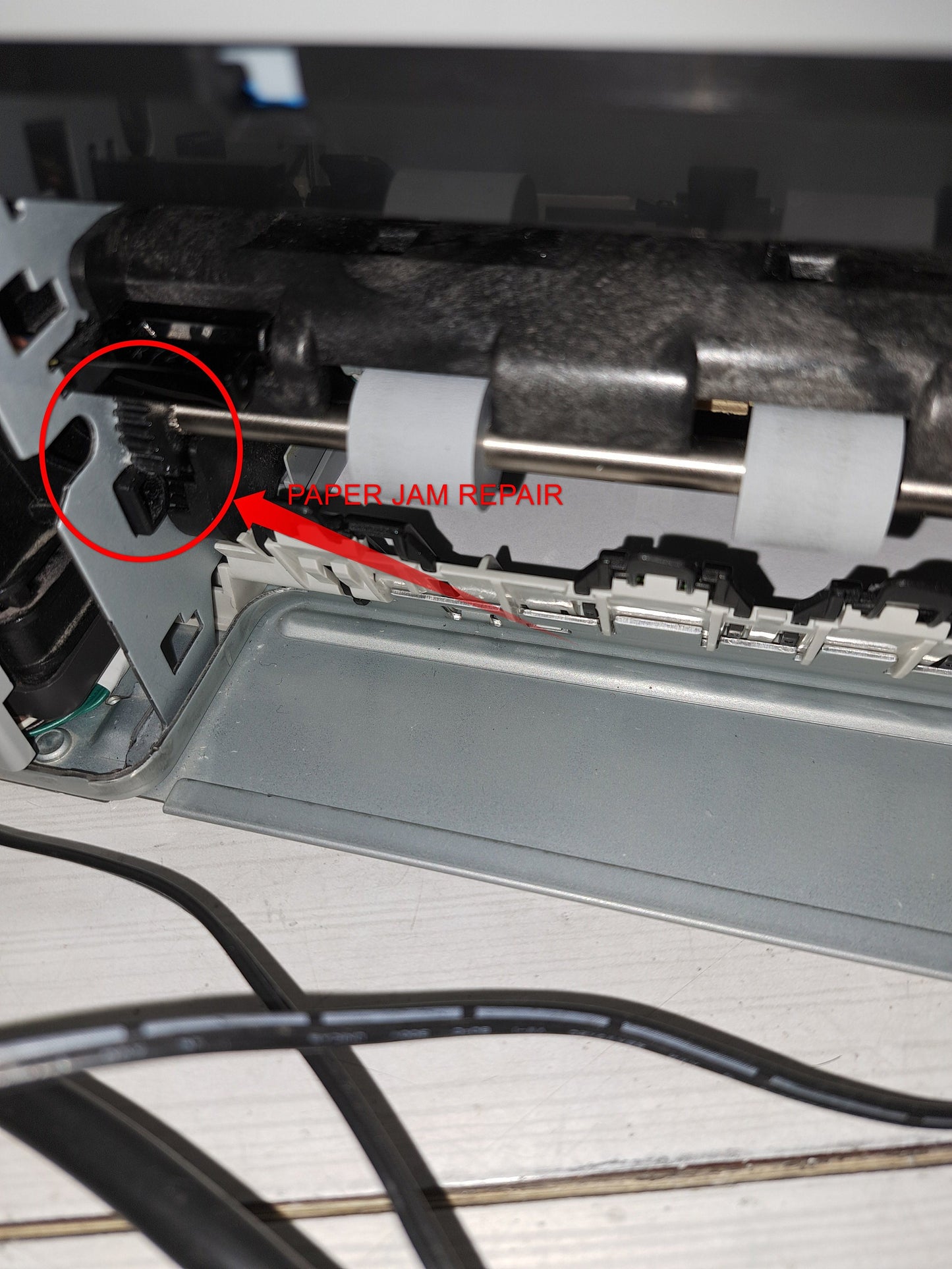 Hp c5180 gear replacement paper jam issue