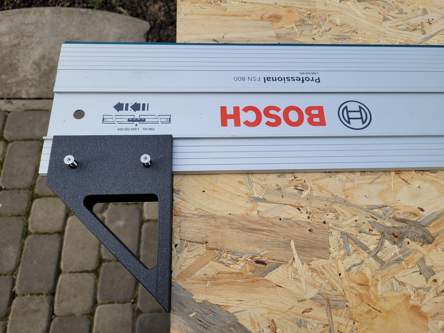 Track Rail Square Fence for Bosch FSN rails, lockable and easy slide fit