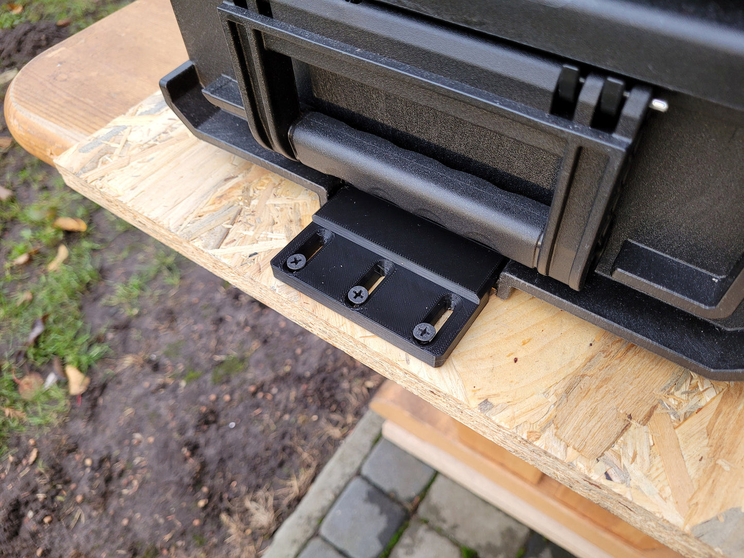 Double holder mount for Dewalt Toughsystem 1.0 and 2.0 (1 set)
