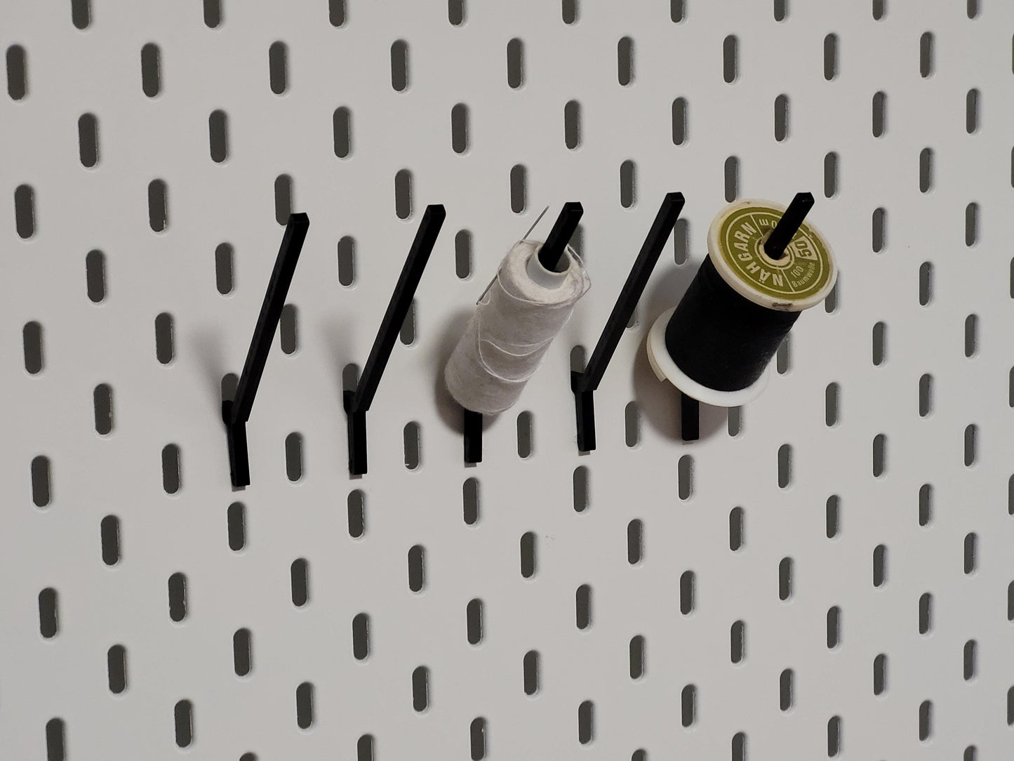 Thread & Yarn Holder for IKEA Skådis Pegboard | Craft Room Storage Organizer