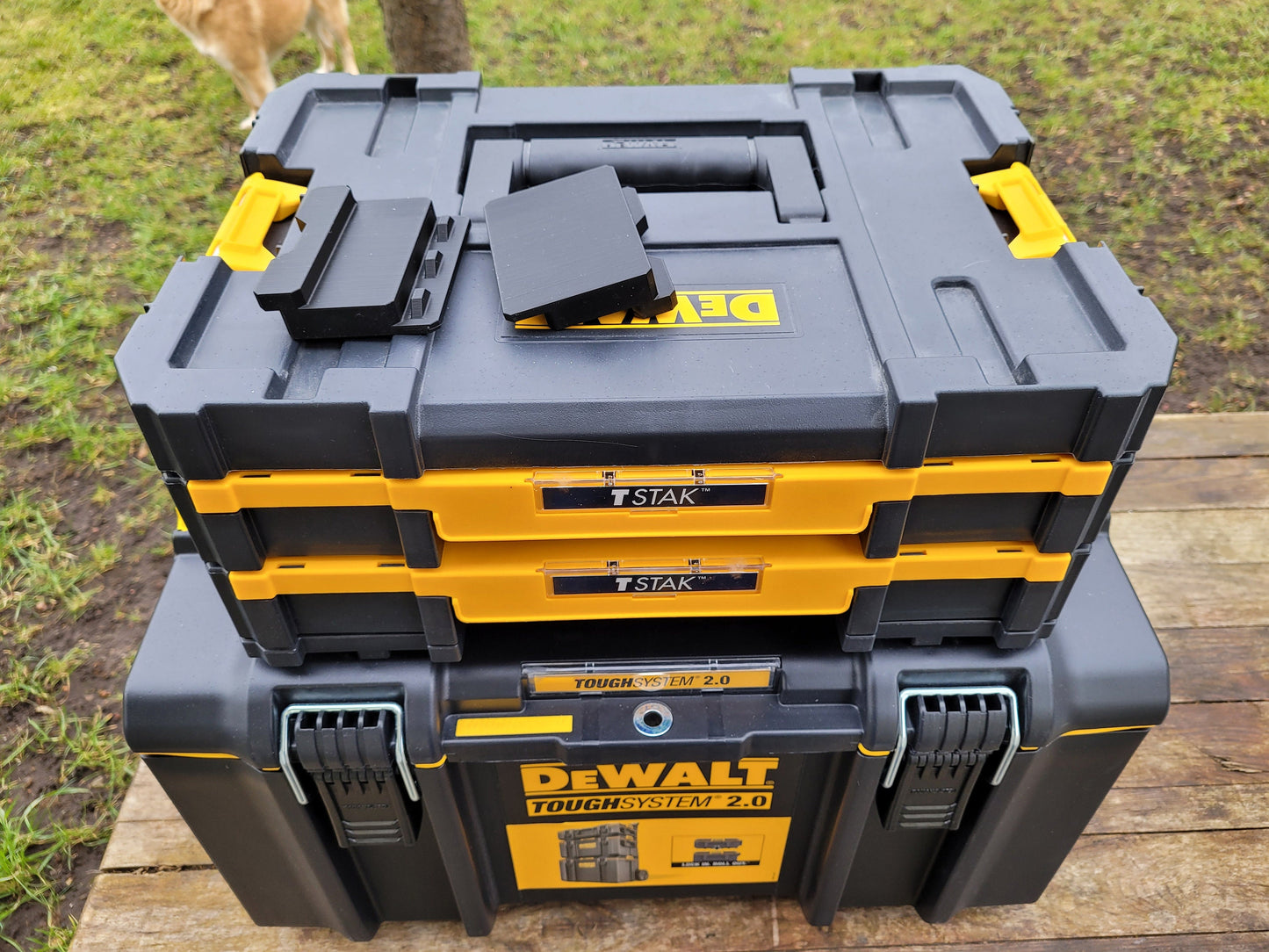 Dewalt Tstak to Dewalt toughsystem 2.0 and 1.0 mount adapter 1 set