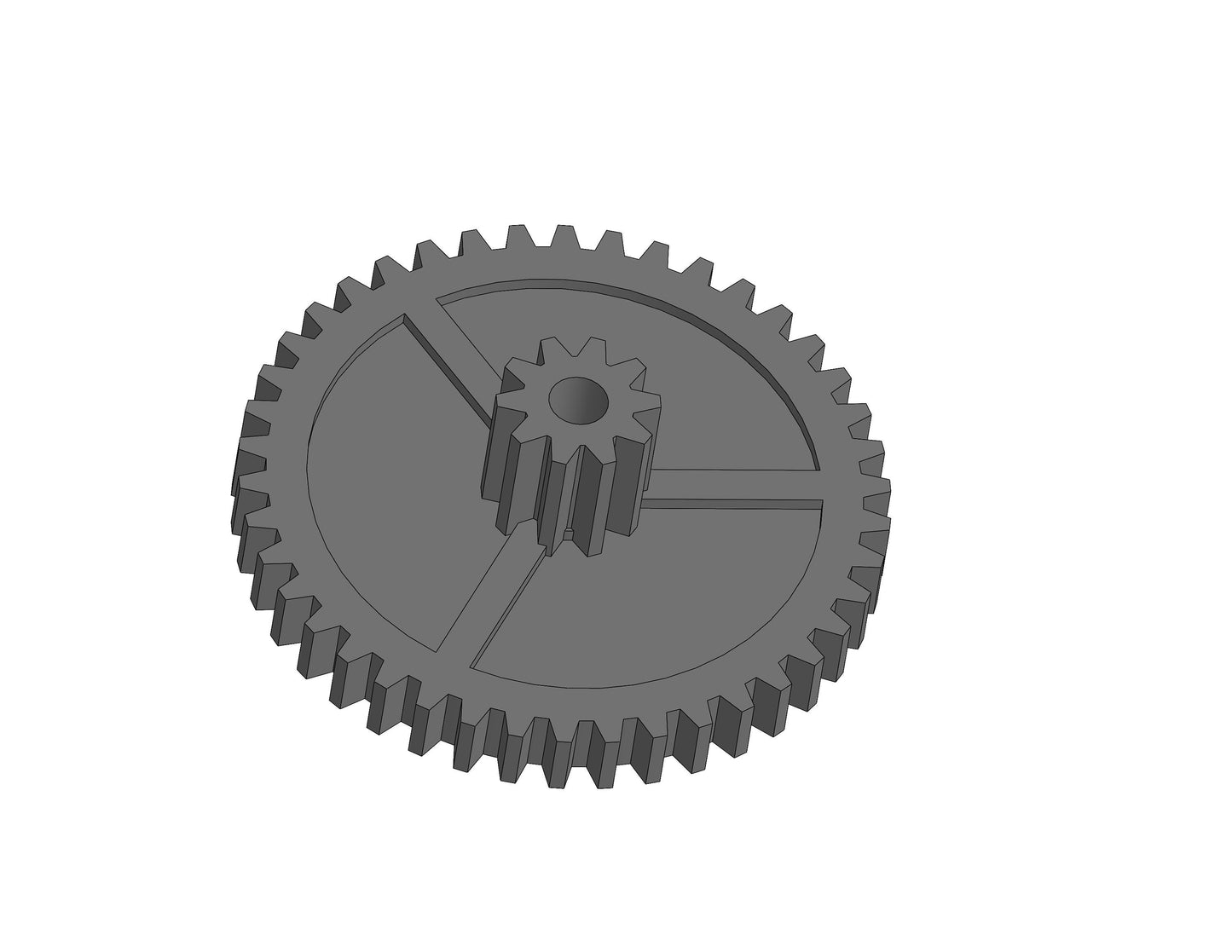 Roomba 650 side brush gear