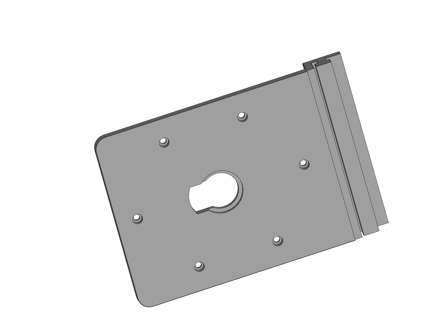 Festool Milwaukee Makita guide rail adapter for Bosch router POF 1400 ACE