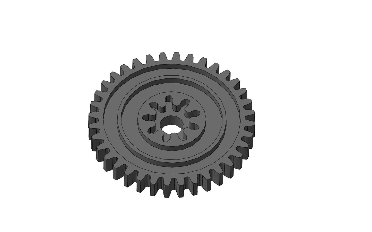 Fellowes h-6c shredder gear with cutout
