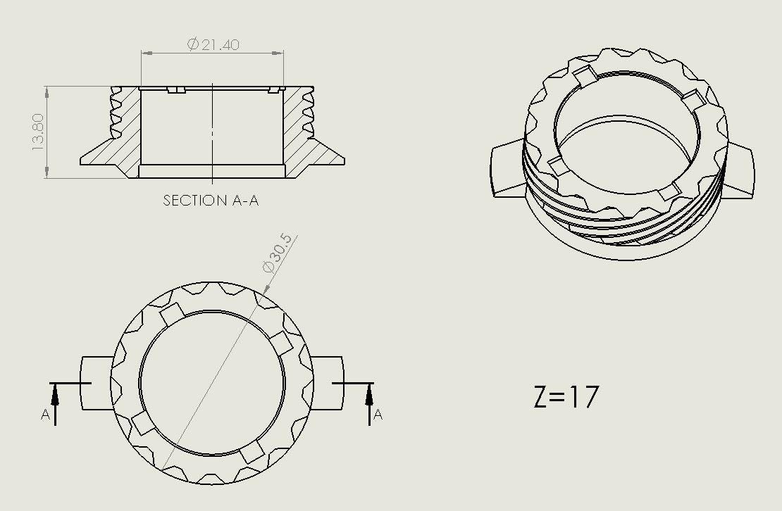 2002 - 2006 suzuki burgman 125 speedometer gear