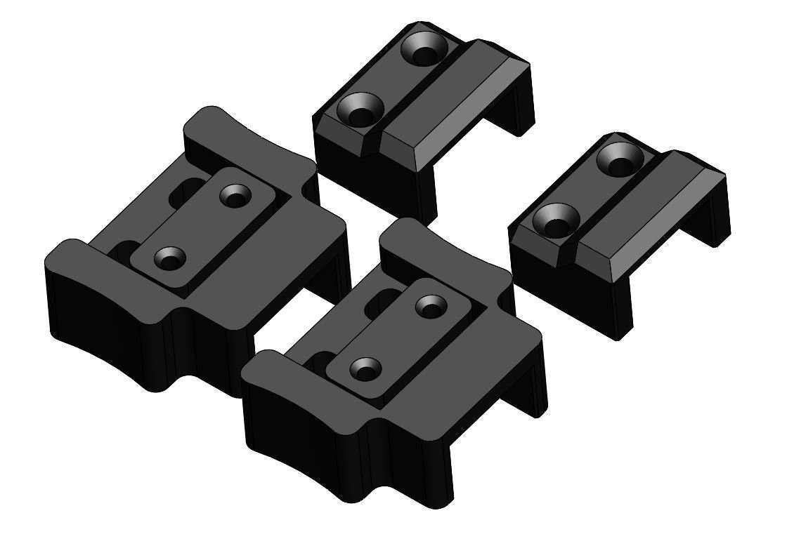 Holder mount for classic systainer and t-loc (festool, mafell, macpak)