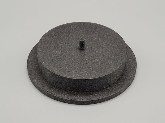 Platter for cleaning vinyl records