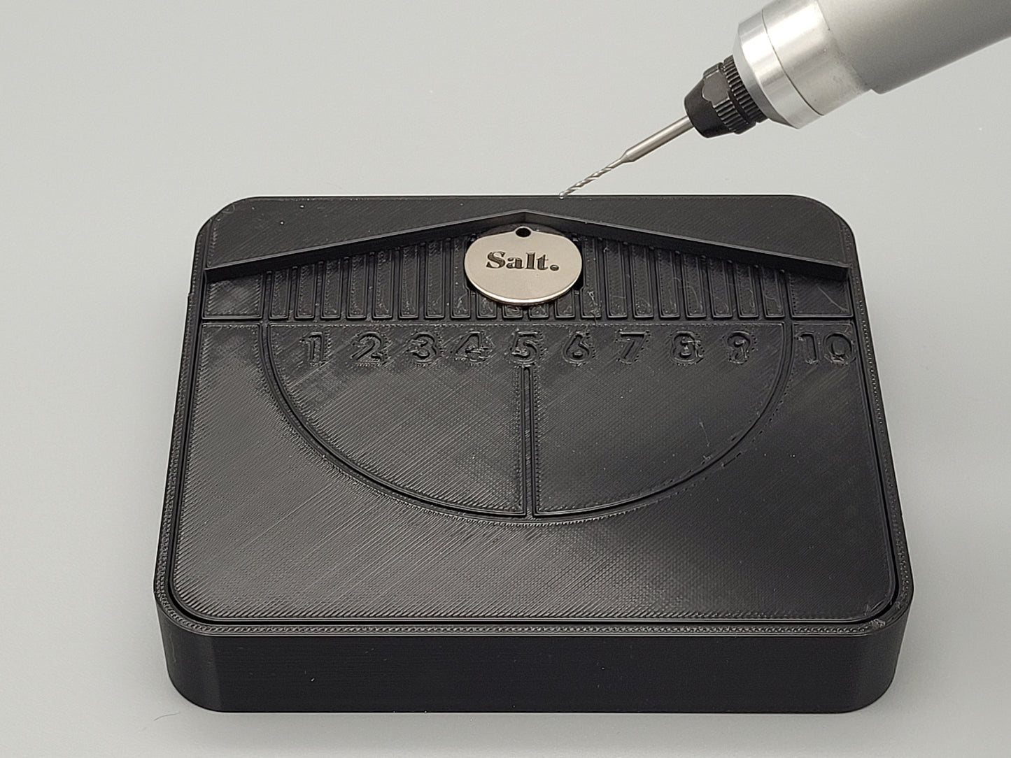 Earring Drilling Box Aid for Polymer Clay & Resin Jewelry – Precision Drill Guide Stand with Dust Box & Heart Hole Template