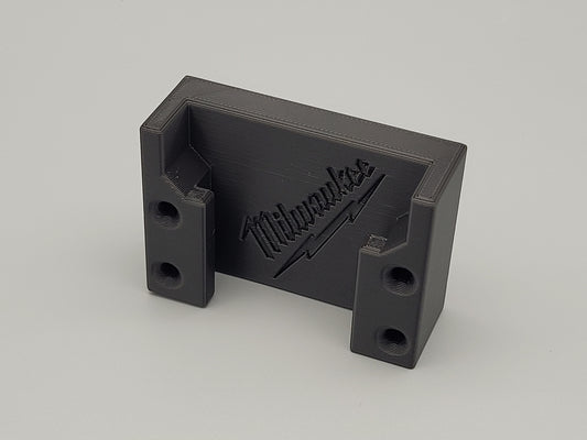 Wall Mounted Milwaukee Battery Holder – Single Battery Storage Bracket