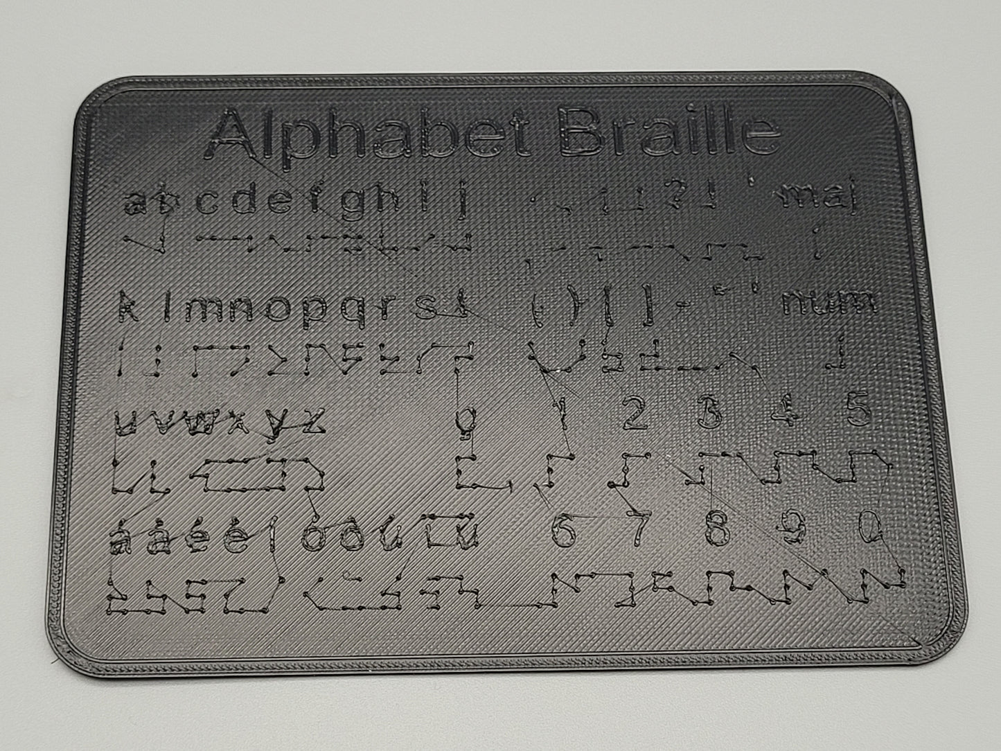 Braille Alphabet Learning Tablet – Educational Tool for Kids & Beginners
