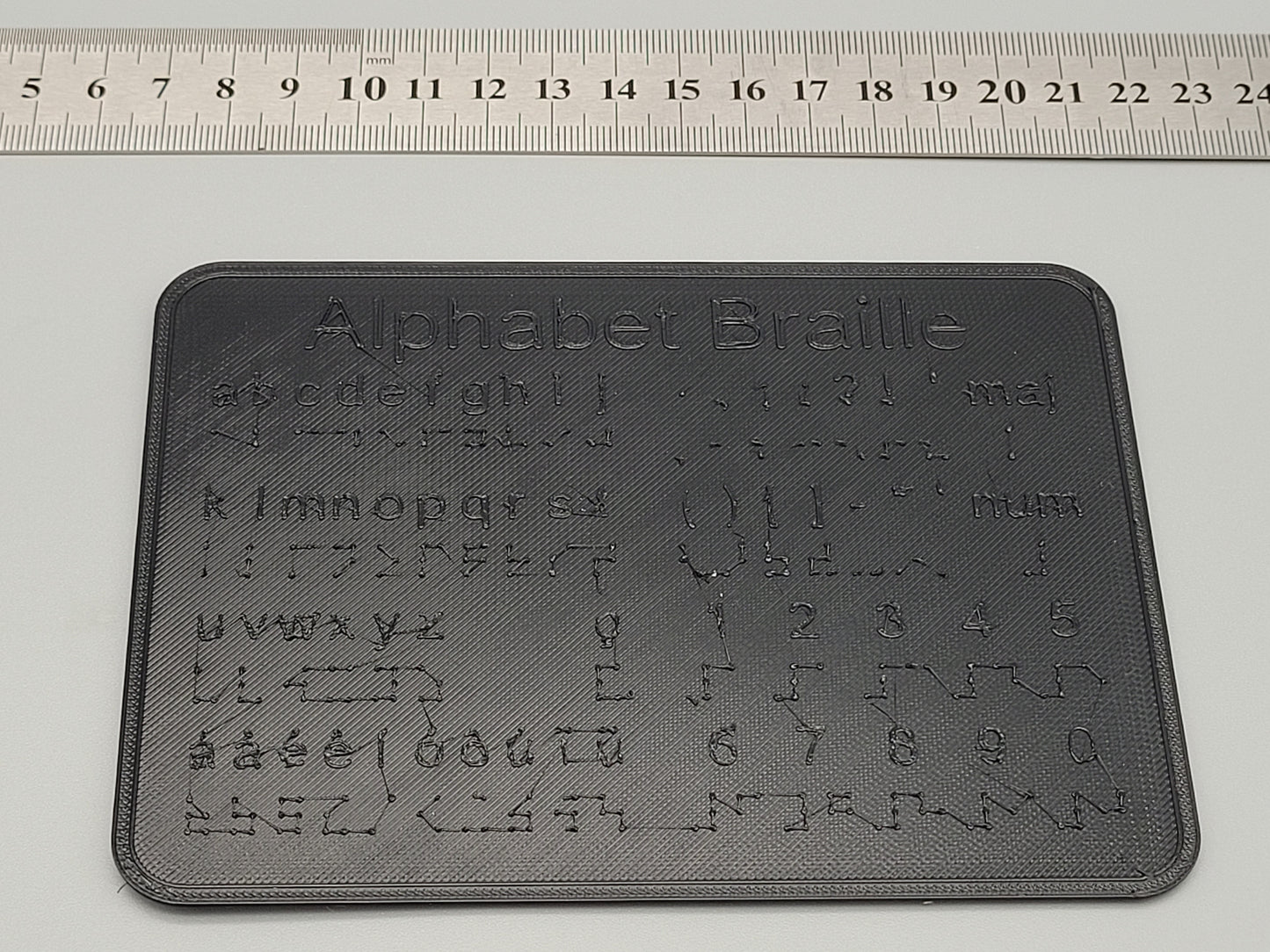 Braille Alphabet Learning Tablet – Educational Tool for Kids & Beginners