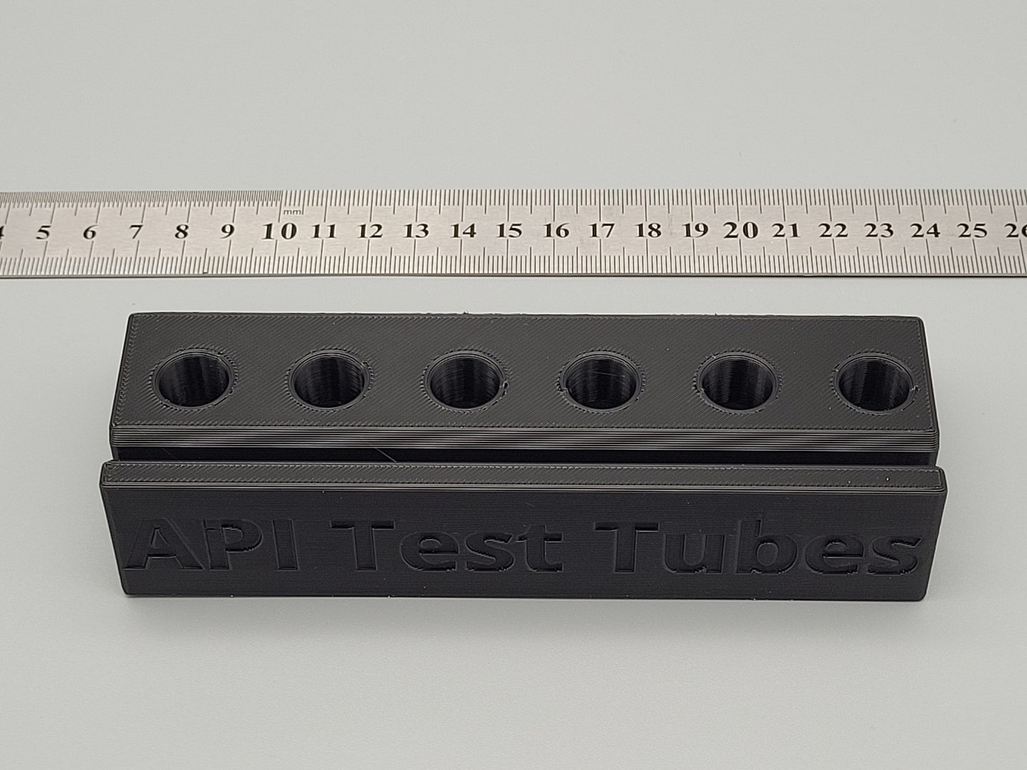 API Test Kit Tube Holder Rack – Aquarium Water Testing & Draining Station