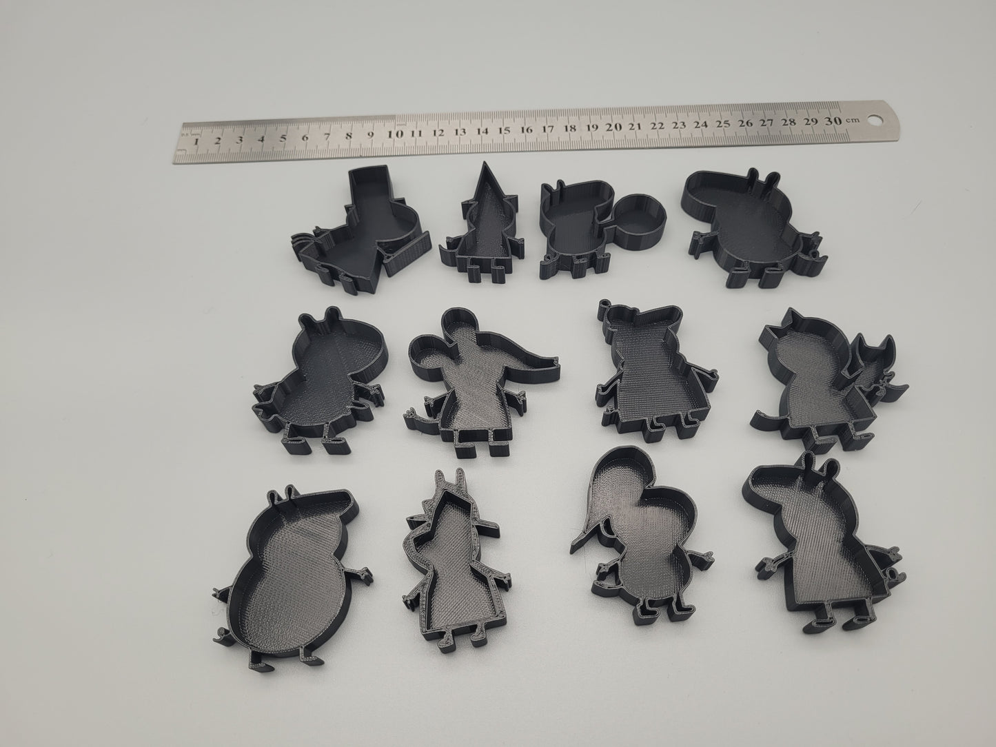 Peppa Pig Themed Stamp & Cutter Set (12-Piece) | Kids Craft & Baking Shapes