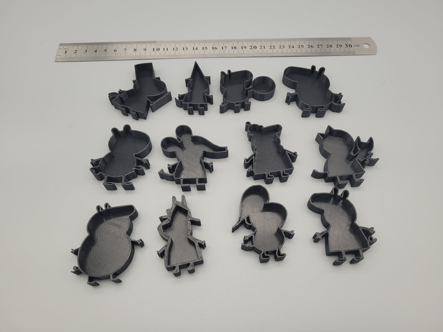 Peppa Pig Themed Stamp & Cutter Set (12-Piece) | Kids Craft & Baking Shapes