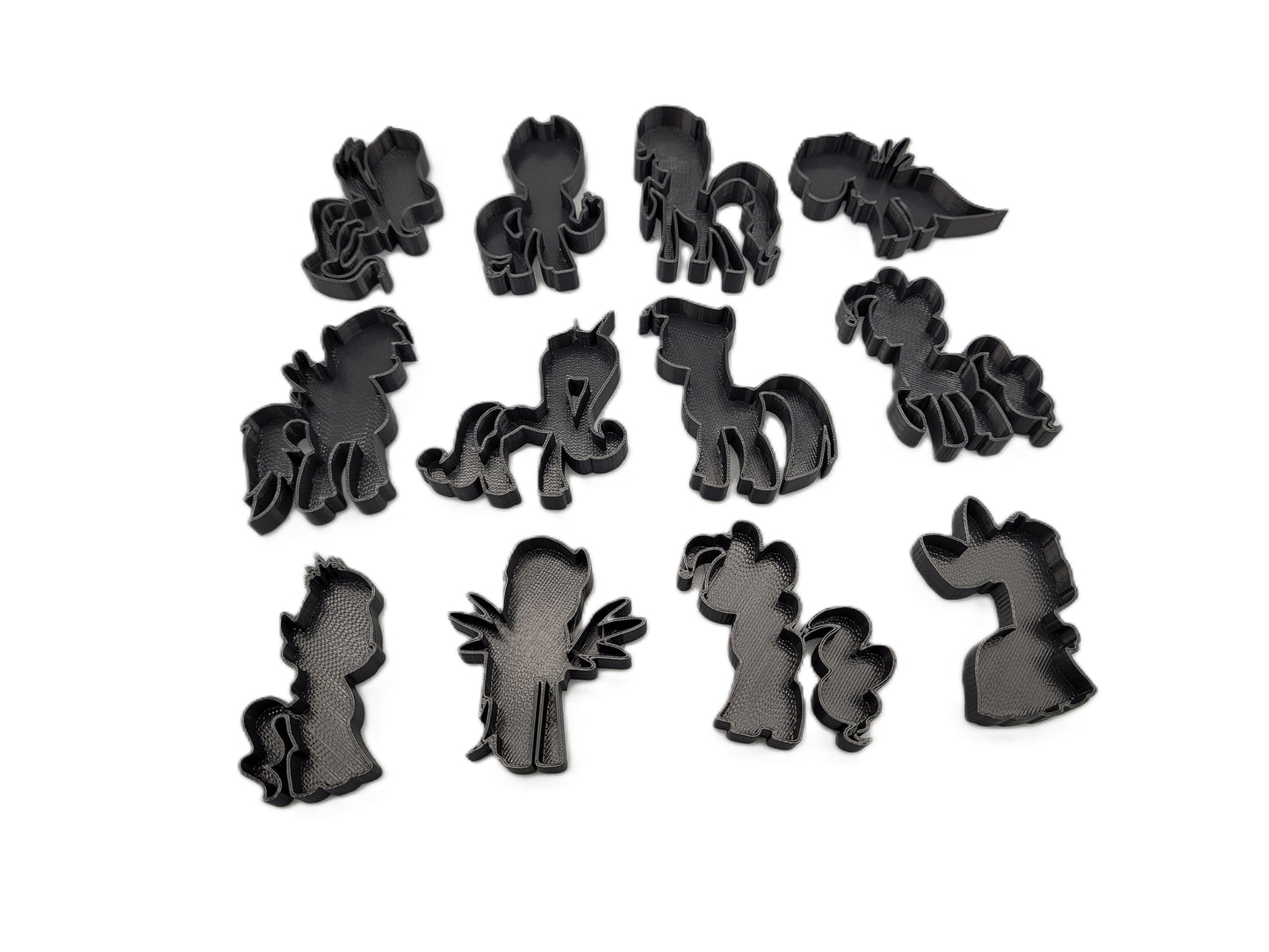 My Little Pony Themed Stamp & Cutter Set (12-Piece) | Kids Craft & Baking Shapes