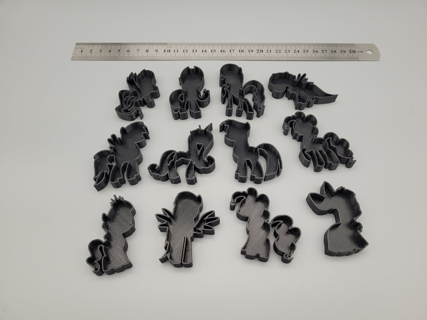 My Little Pony Themed Stamp & Cutter Set (12-Piece) | Kids Craft & Baking Shapes