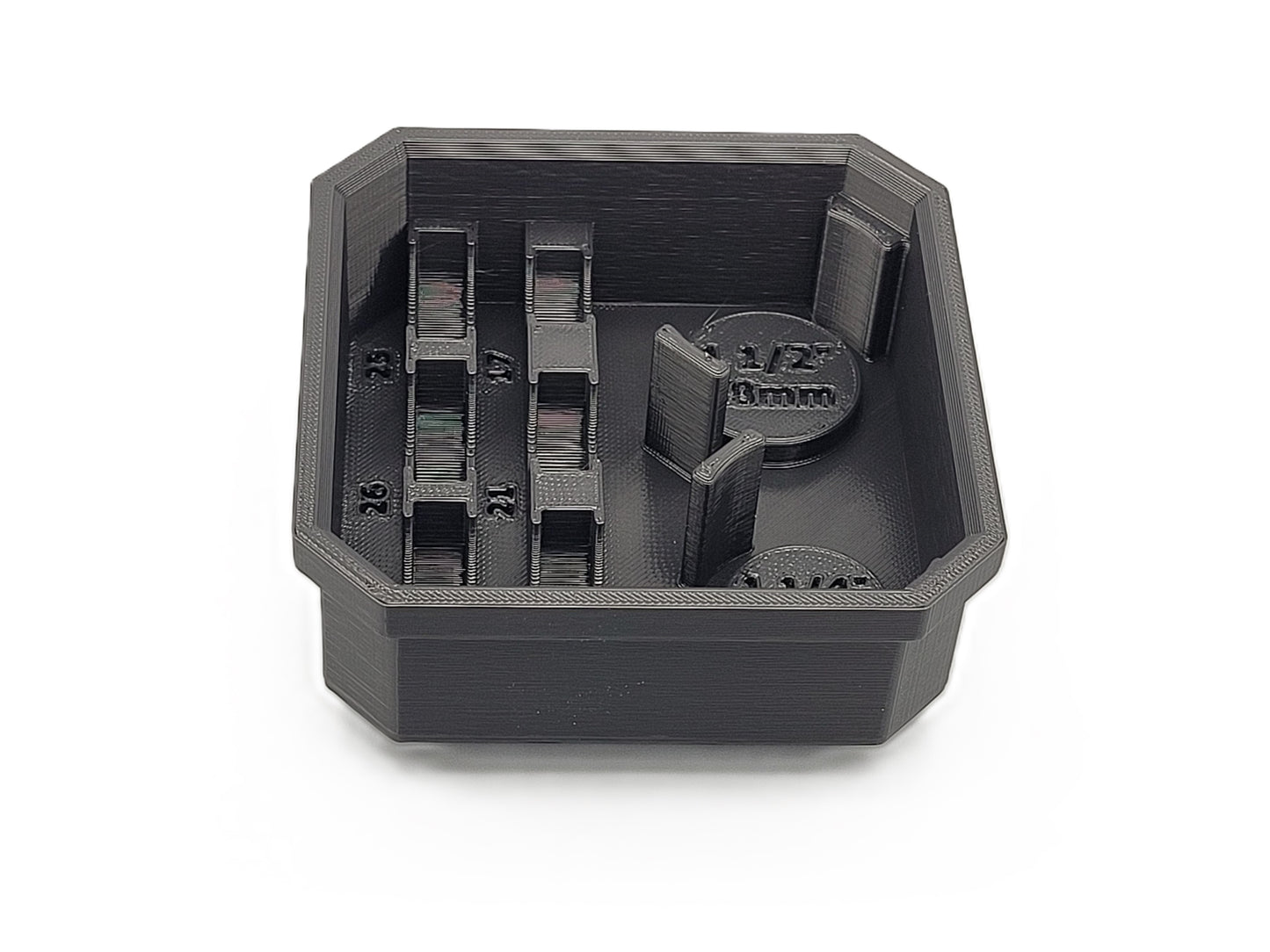 Rotary Cutting Bit Holder – Small Bin for Milwaukee PACKOUT Compact (Low Profile)