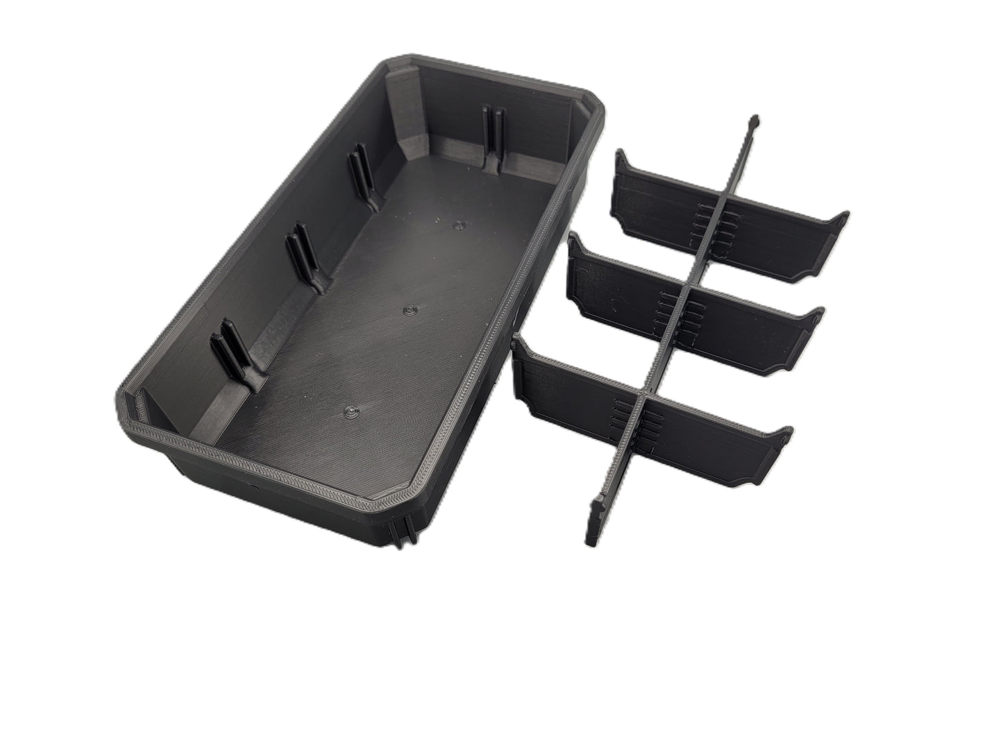 Milwaukee Packout Low Profile Organizer Compatible Containers & Dividers – Modular Storage Bins Set – Toolbox Organization System