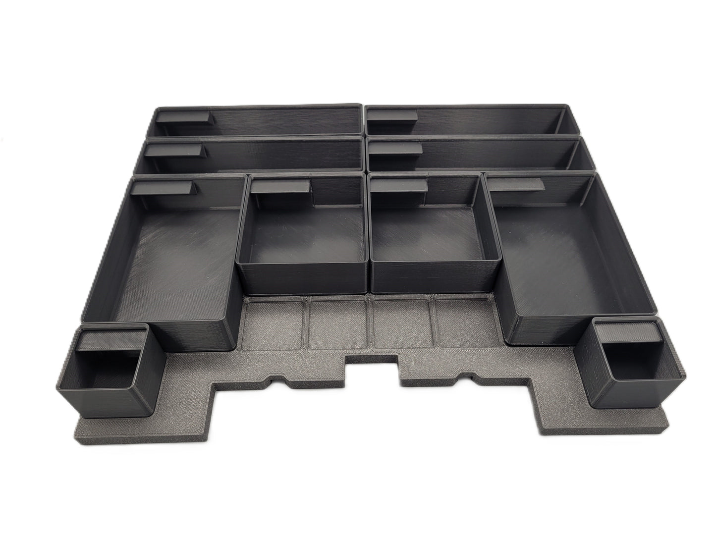 Craftsman Versastack and Dewalt tstak Gridfinity Inserts – Complete Baseplate and Modular Bin Set – Toolbox Organizer Storage System