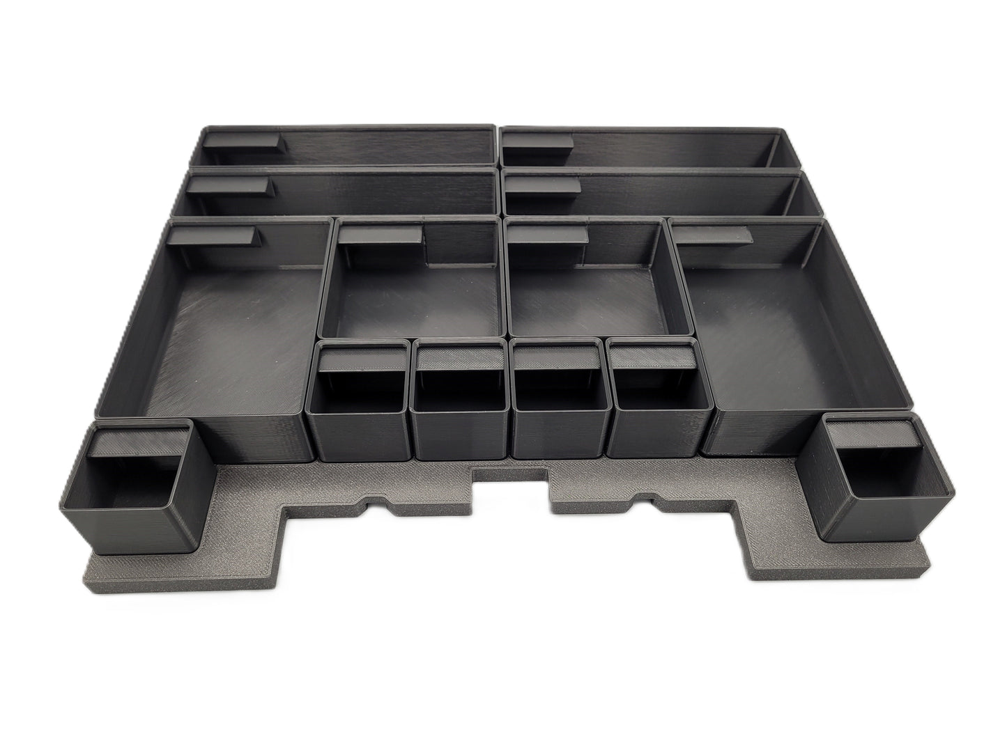 Craftsman Versastack and Dewalt tstak Gridfinity Inserts – Complete Baseplate and Modular Bin Set – Toolbox Organizer Storage System