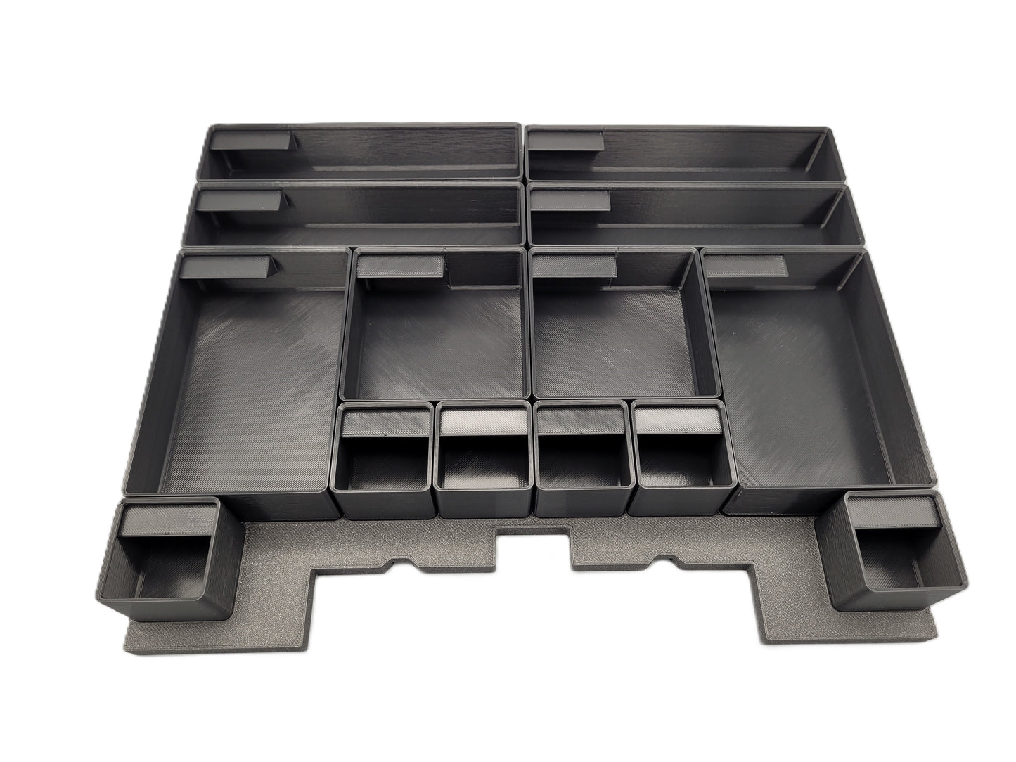Craftsman Versastack and Dewalt tstak Gridfinity Inserts – Complete Baseplate and Modular Bin Set – Toolbox Organizer Storage System