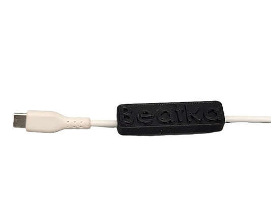 Personalized Charger with Custom Tag | USB-C Lightning Phone Cord | Kids & Family Organizer