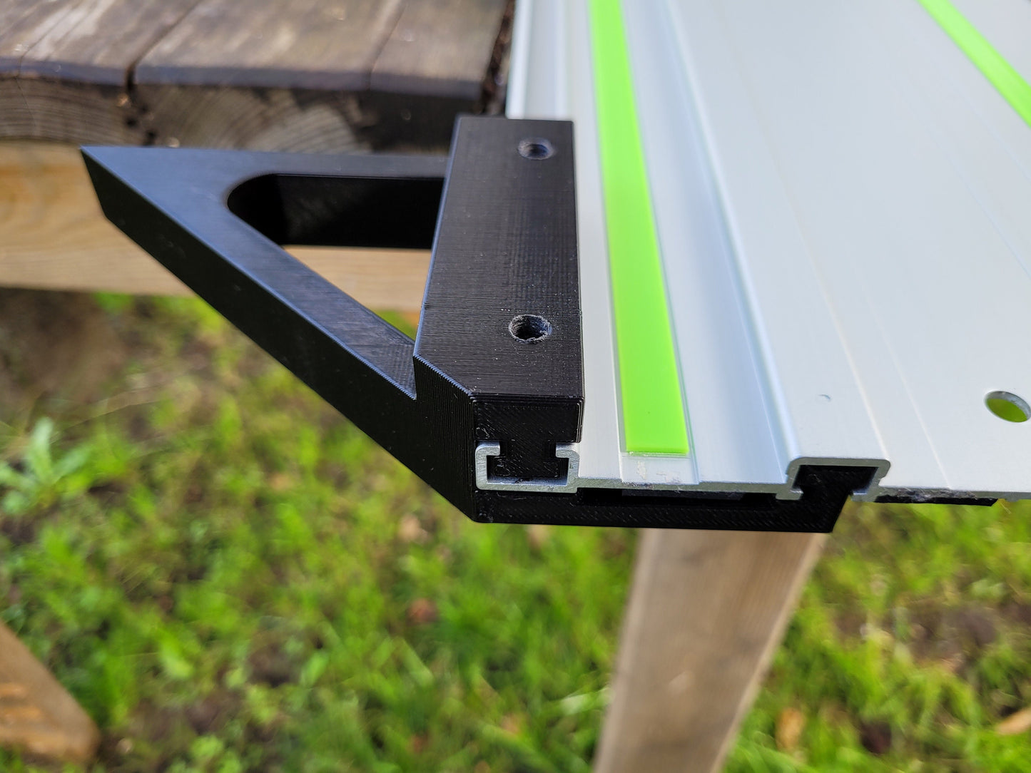 Track rail square fence for Festool rails