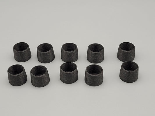 Ikea Sandvika Tube rod cover foot set of 10