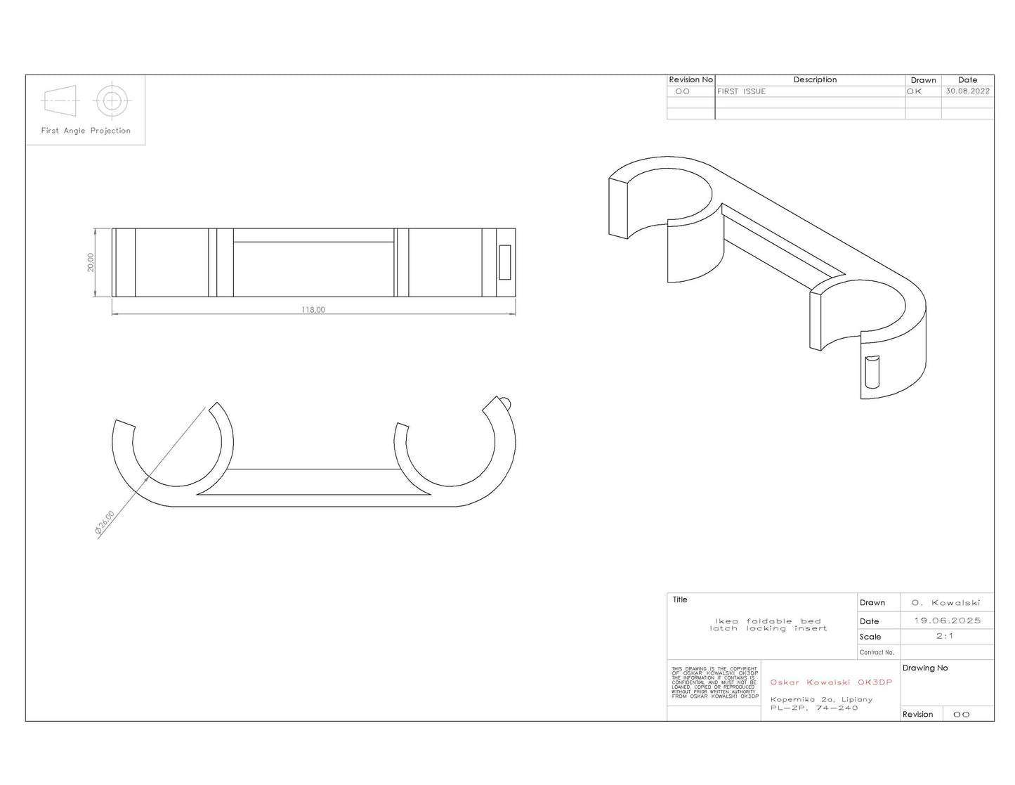 Ikea foldable bed insert locking latch replacement