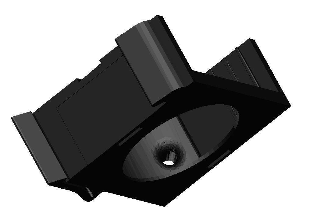 Fibaro din quick release rail clamp